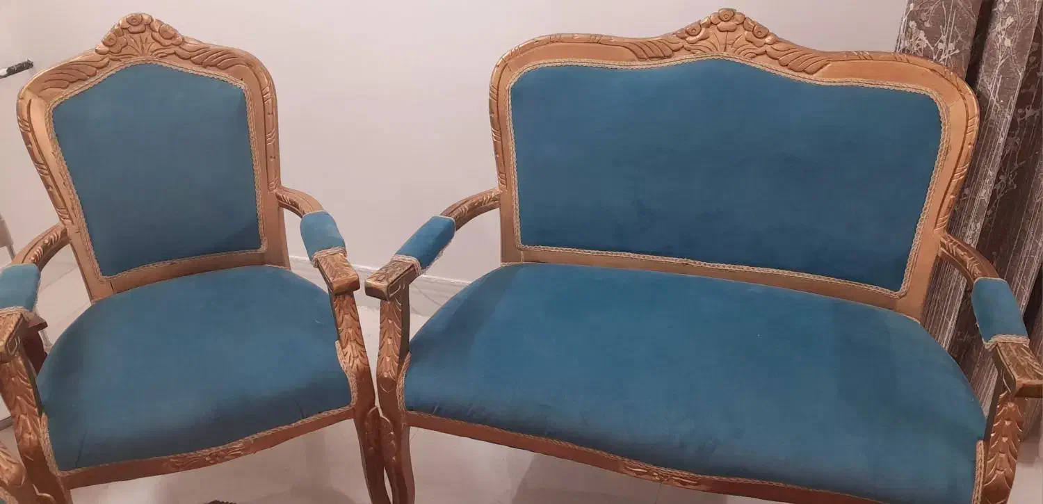 مبل سلطنتی|مبلمان خانگی و میز عسلی|جهرم, |دیوار