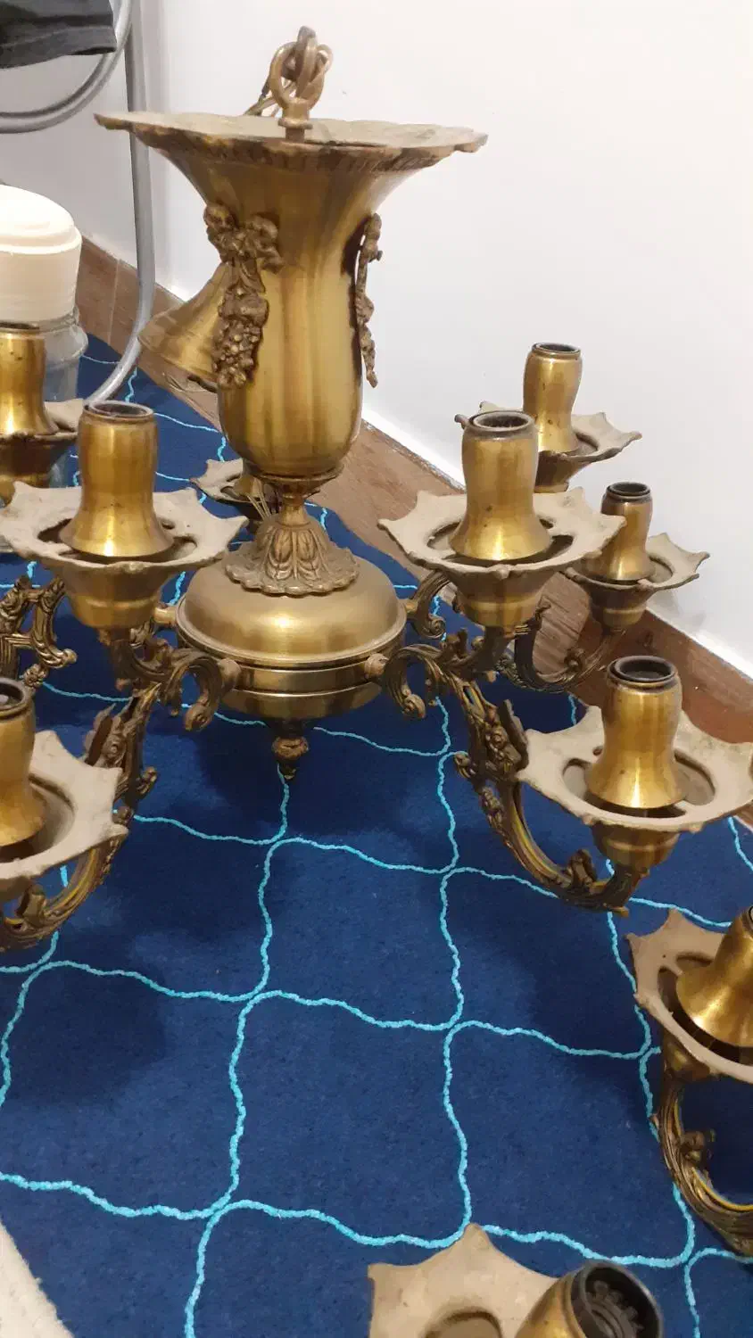 لوستر برنز|لوستر و چراغ آویز|مشکین‌دشت, |دیوار