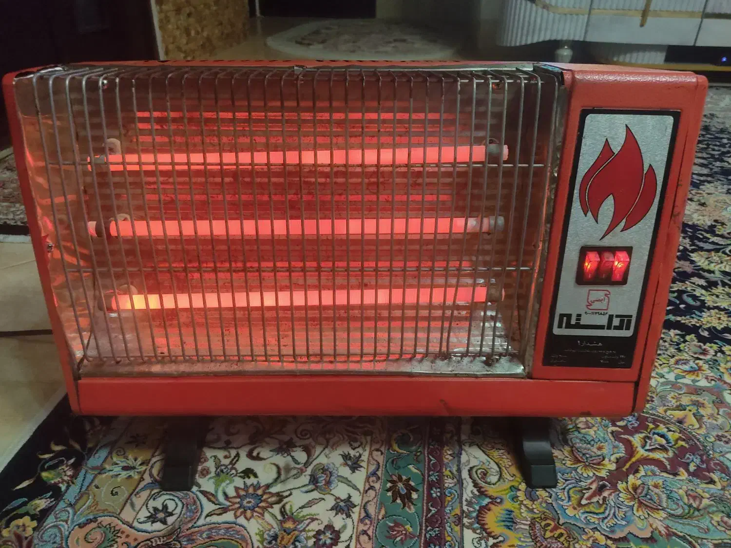 بخاری برقی و کرسی برقی|بخاری، هیتر، شومینه|ارومیه, |دیوار