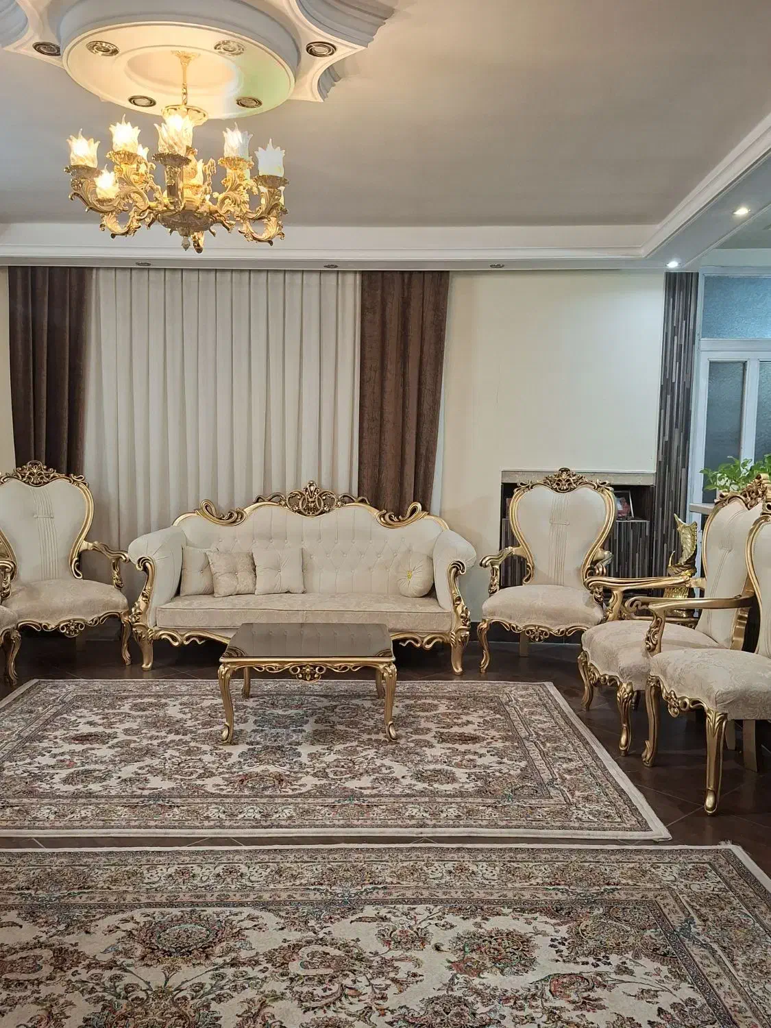 مبل سلطنتی مدل افسون|مبلمان خانگی و میز عسلی|ورامین, ورامین|دیوار