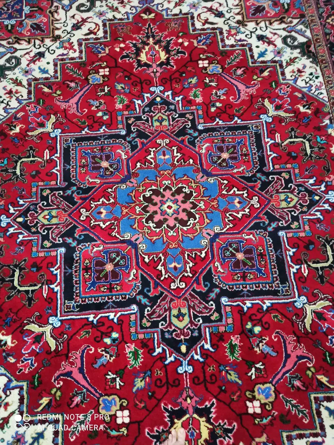 یک تخته فرش دستباف ۹متری تاجری هریس|فرش|تبریز, |دیوار