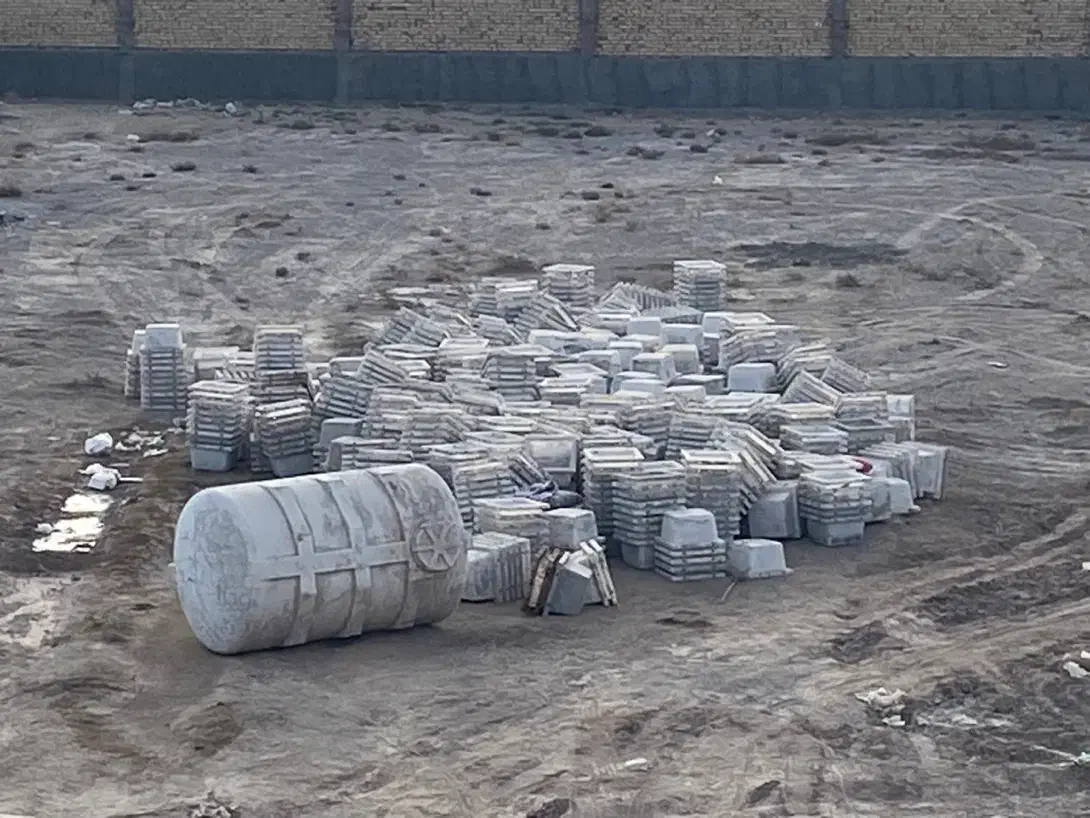 قالب وافل پلاستیکی مربع سفید مواد نو|مصالح و تجهیزات ساختمان|قم, جمکران|دیوار