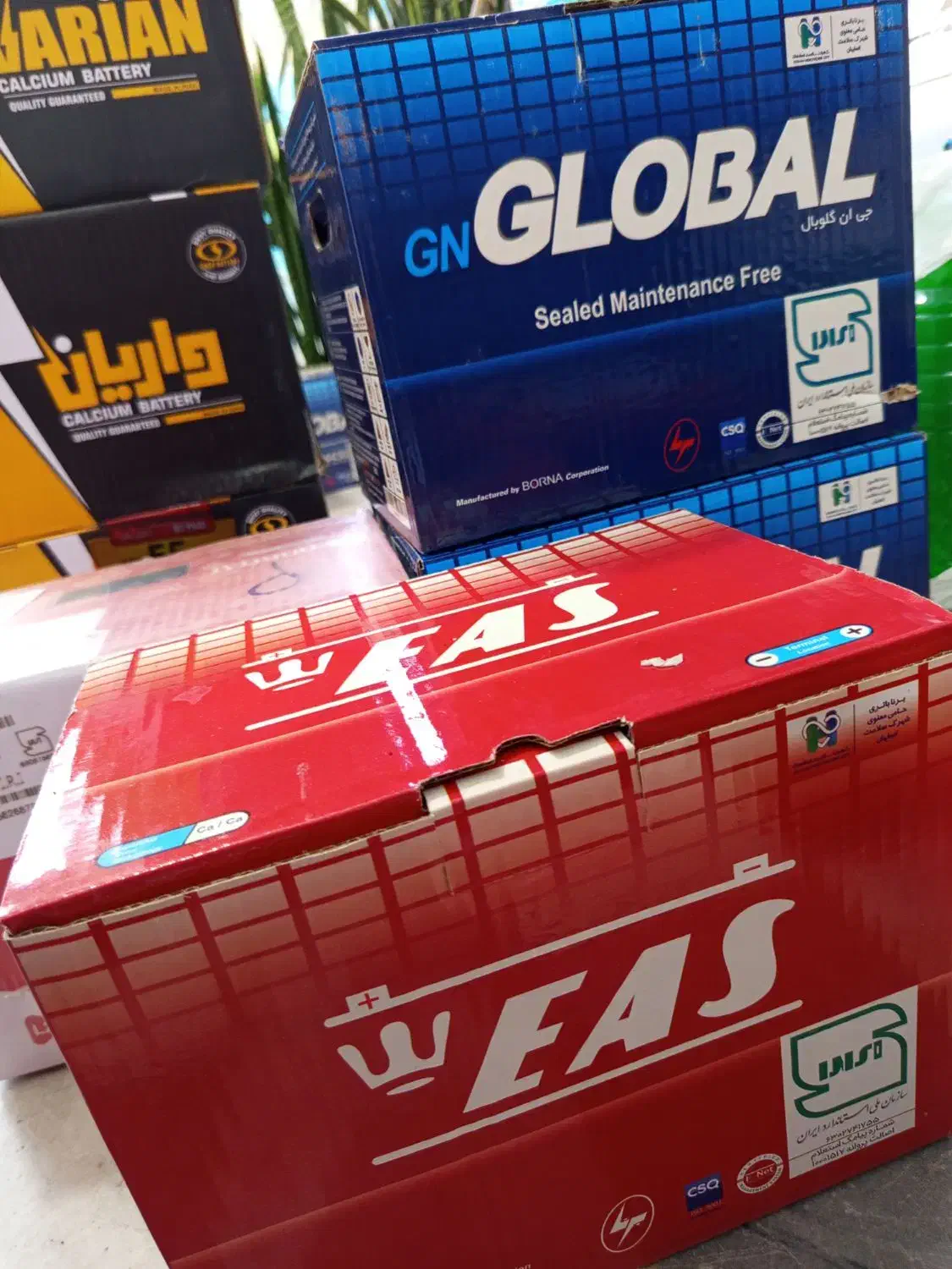 باطری eas و global برنا ماشین|قطعات یدکی و لوازم جانبی|قم, قلعه یزدیها|دیوار