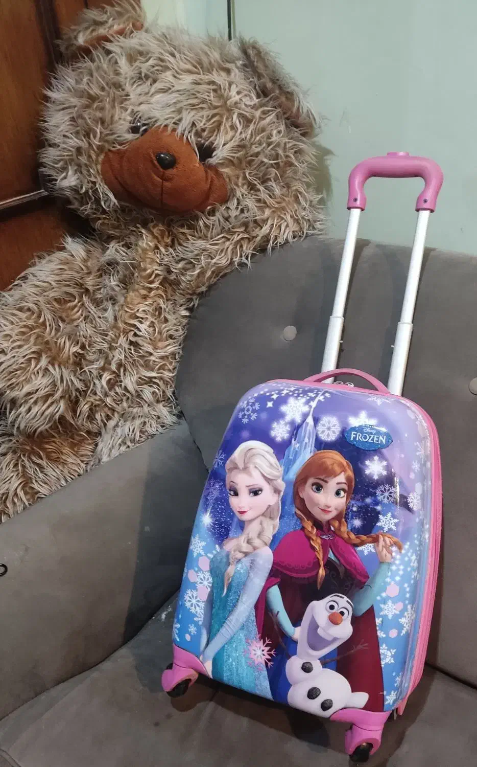 چمدون چرخدار دخترونه|کیف، کفش، کمربند|بهبهان, |دیوار