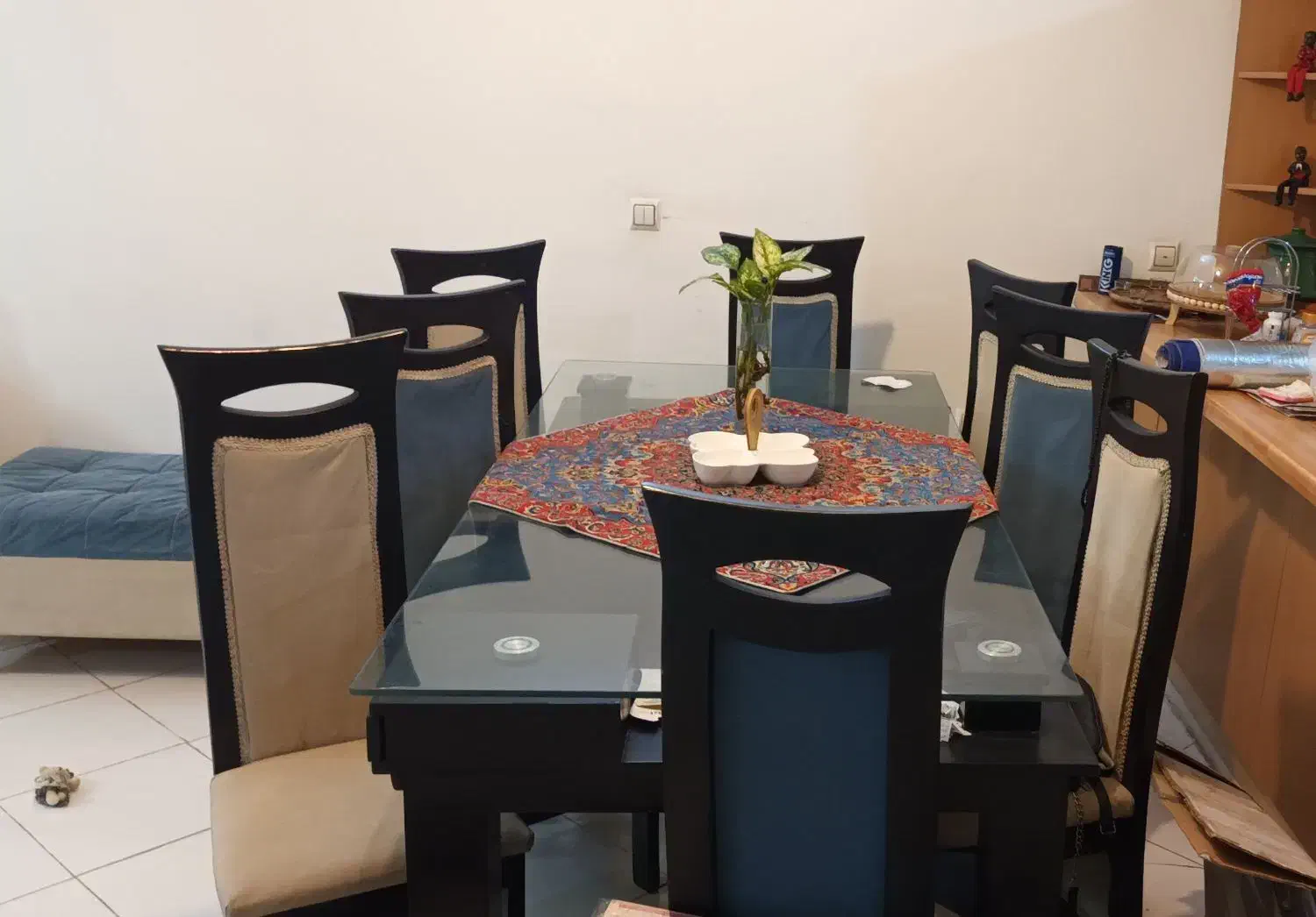 فروش مبل و نهار خوری به همراه ویترین|مبلمان خانگی و میز عسلی|کلاردشت, |دیوار