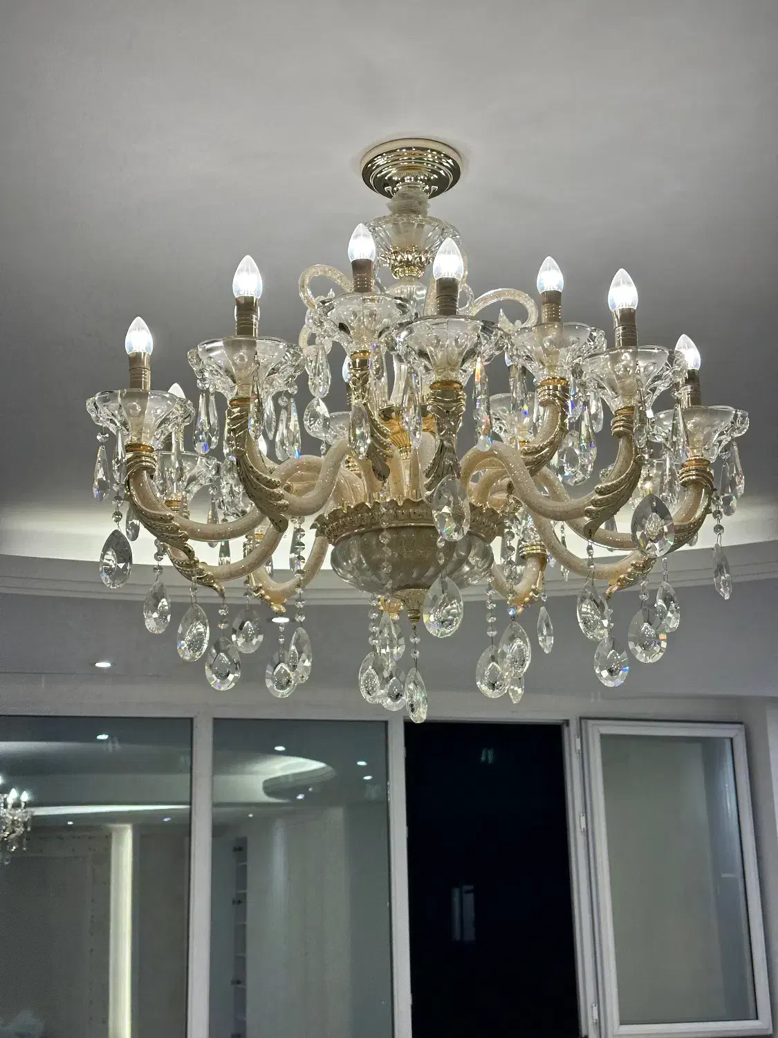 یکجفتلوستر ۱۲ شاخه|لوستر و چراغ آویز|تبریز, |دیوار