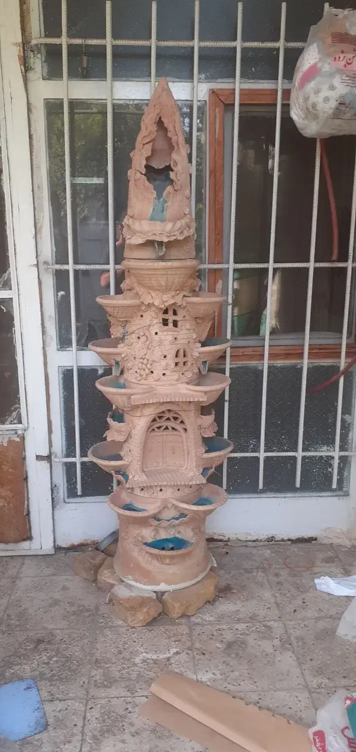 آب نما (سفال)و میز ال سی دی|بوفه، ویترین، کنسول|قزوین, |دیوار