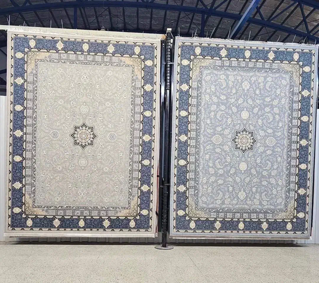 فرش برترسال 1404 مدل سال/ابی اناری|فرش|شیراز, لاله|دیوار