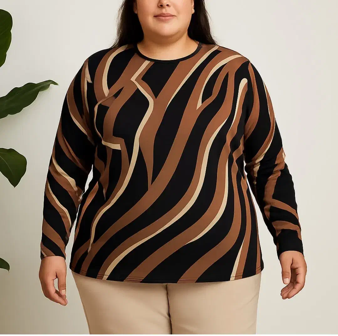 بلوز طرحدار زنانه ترک وارداتی|لباس|آذرشهر, |دیوار