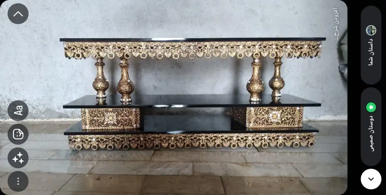 زیر تلویزیون برنز|میز تلویزیون|سیلاخور, |دیوار