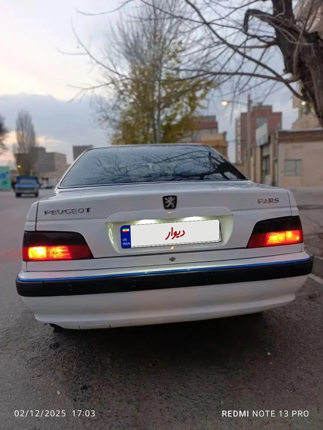 پارس مدل ۹۳ بی رنگ بی ضربه|خودرو سواری و وانت|اردبیل, |دیوار