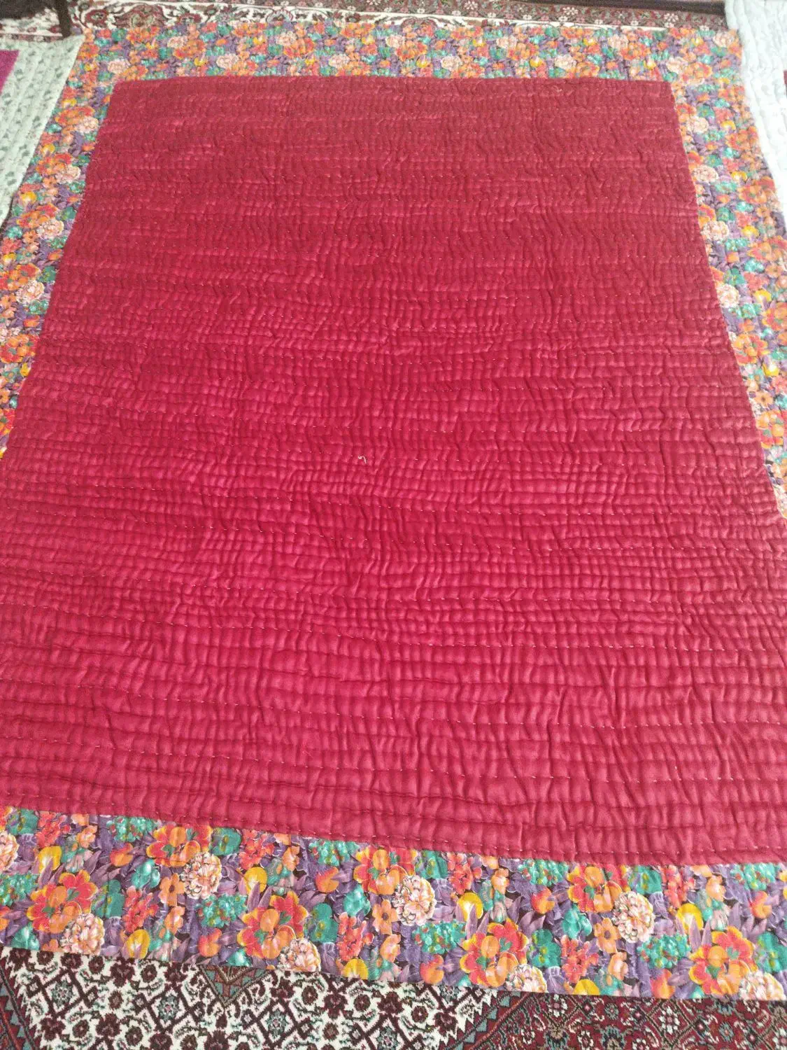 لحاف دستی|رختخواب، بالش، پتو|زنجان, |دیوار