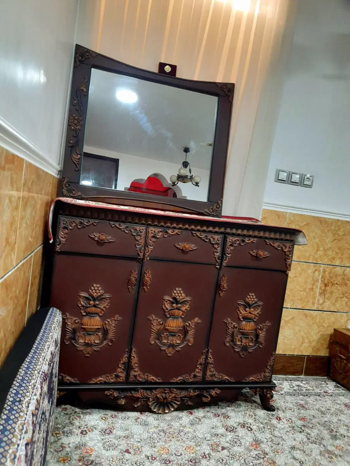 آینه کنسول و جا کفشی|بوفه، ویترین، کنسول|بهبهان, |دیوار