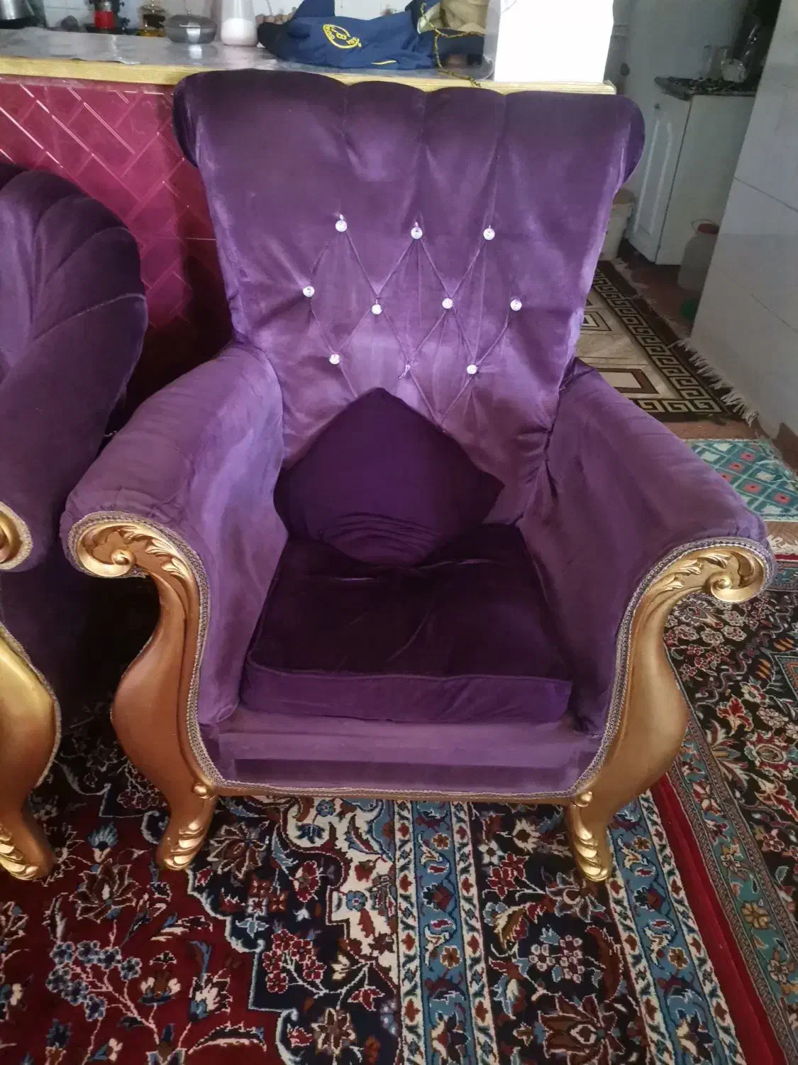 مبل ۷ نفره|مبلمان خانگی و میز عسلی|خنجین, |دیوار