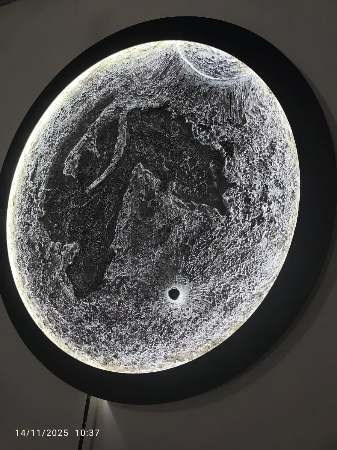 ماه برجسته نورانی|تابلو، نقاشی، عکس|قشم, |دیوار