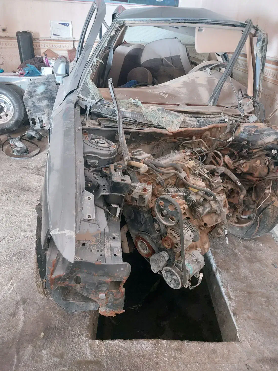 سمند ۸۶ تصادفی|خودرو سواری و وانت|میاندوآب, |دیوار