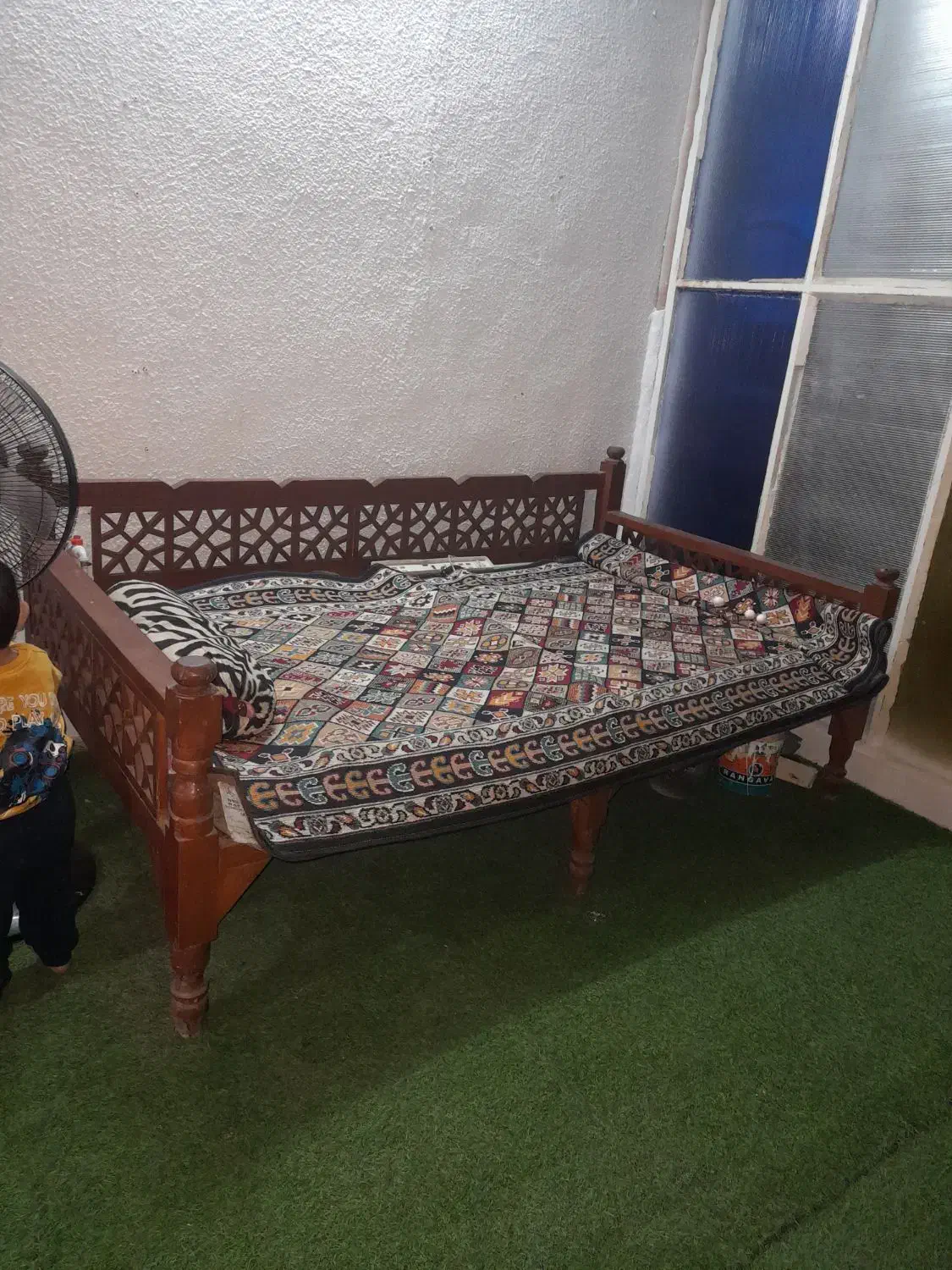 تخت سنتی|تخت و سرویس خواب|اهواز, فولاد|دیوار