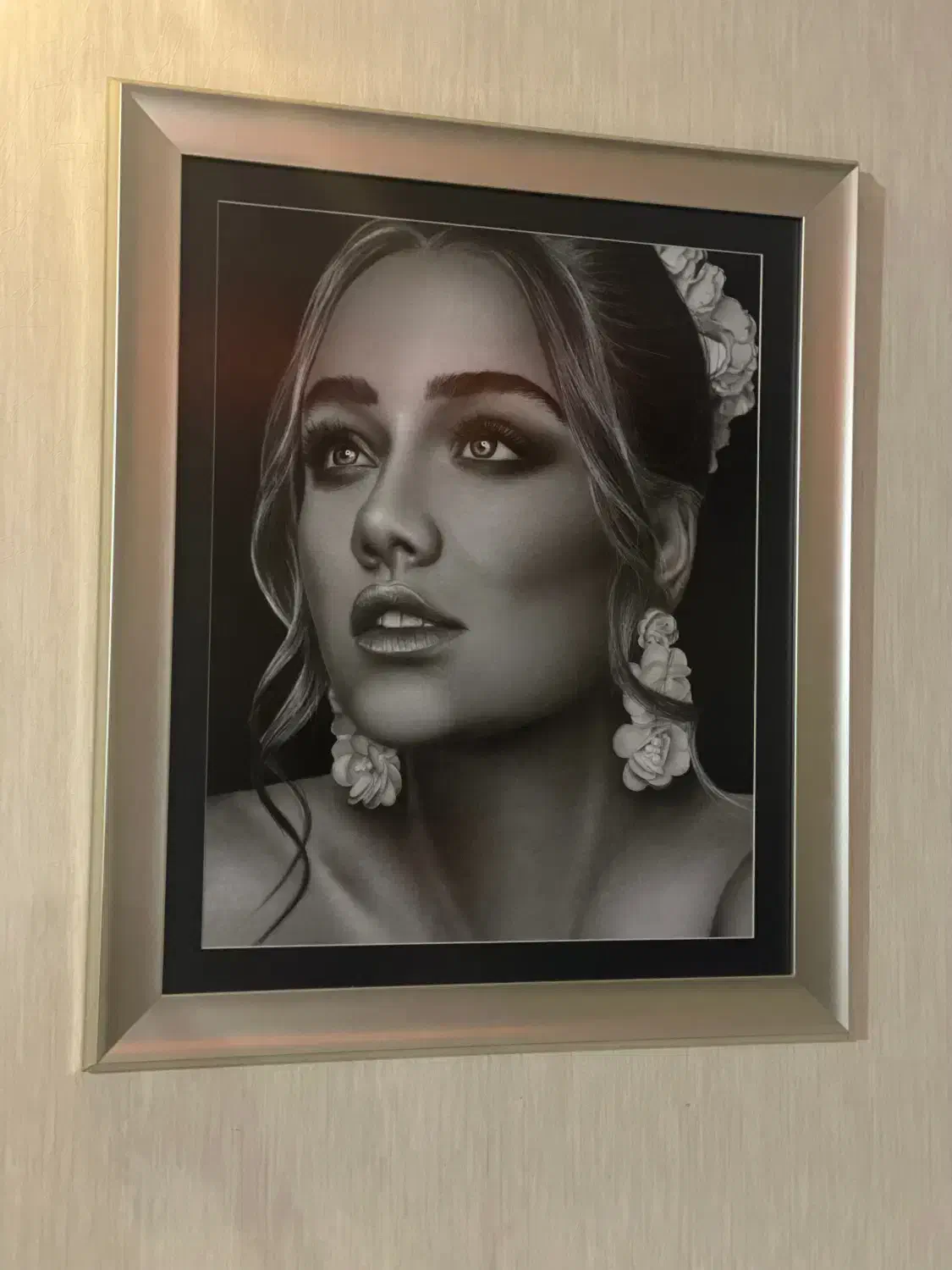 تابلو نقاشی دکوراتیو سیاهقلم هایپررئال|تابلو، نقاشی، عکس|تهران, صادقیه|دیوار