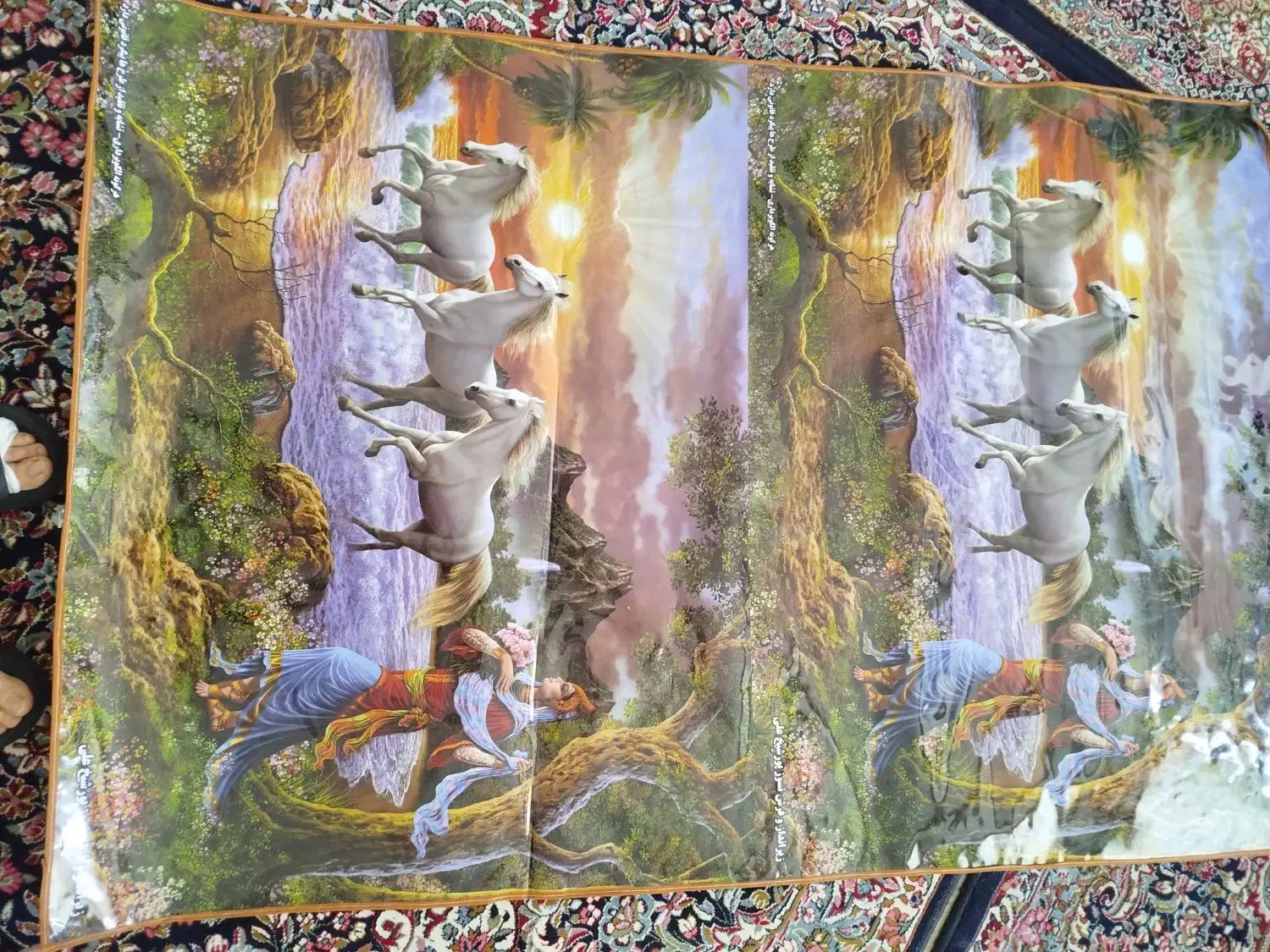 زیر قیلونی نسوز|سفره، حوله، دستمال آشپزخانه|بروجرد, |دیوار