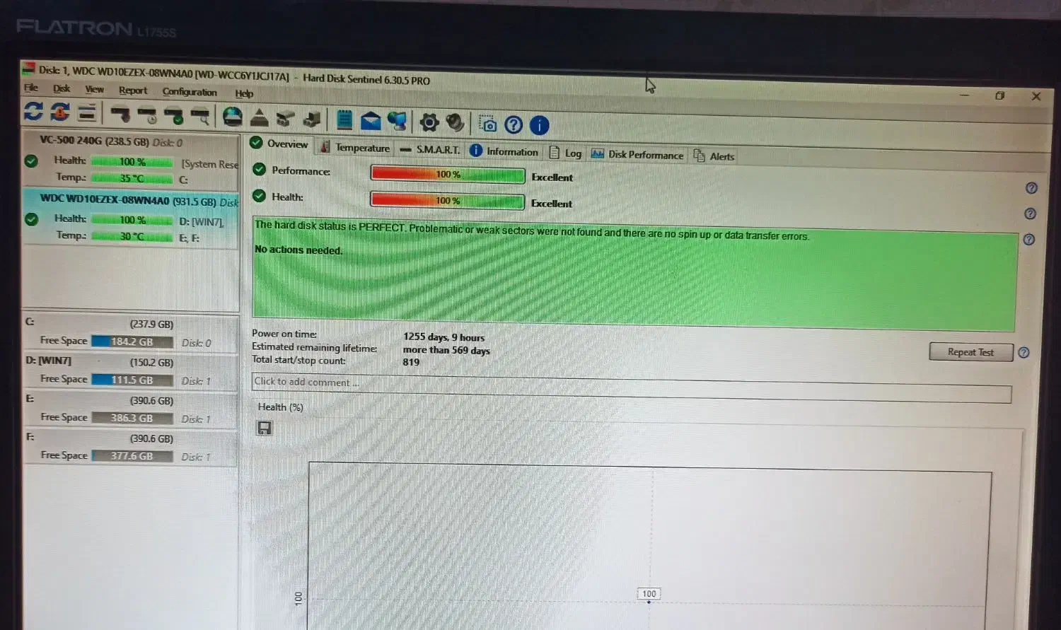 هارد 1 ترا وسترن بلو 2 تومن|قطعات و لوازم جانبی رایانه|رشت, دباغیان|دیوار