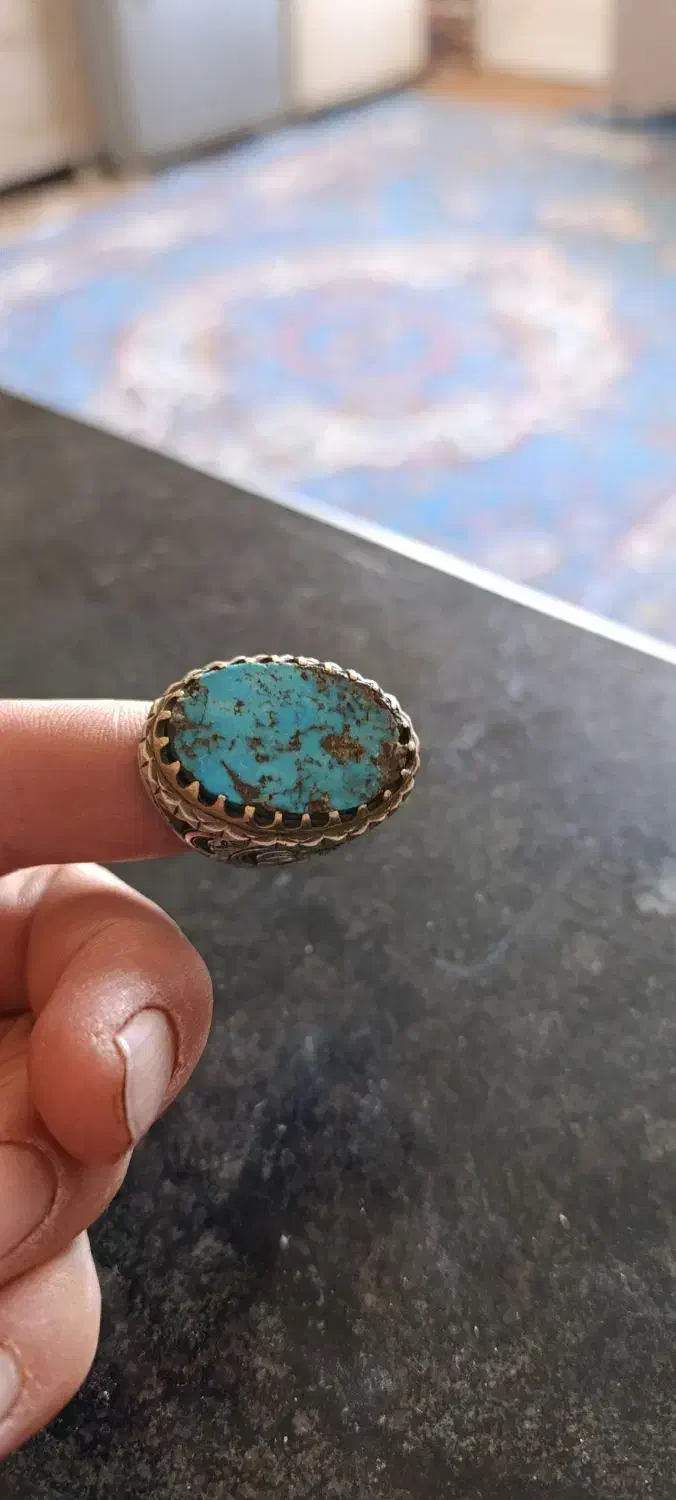 انگشتر فیروزه|جواهرات|نورآباد, |دیوار