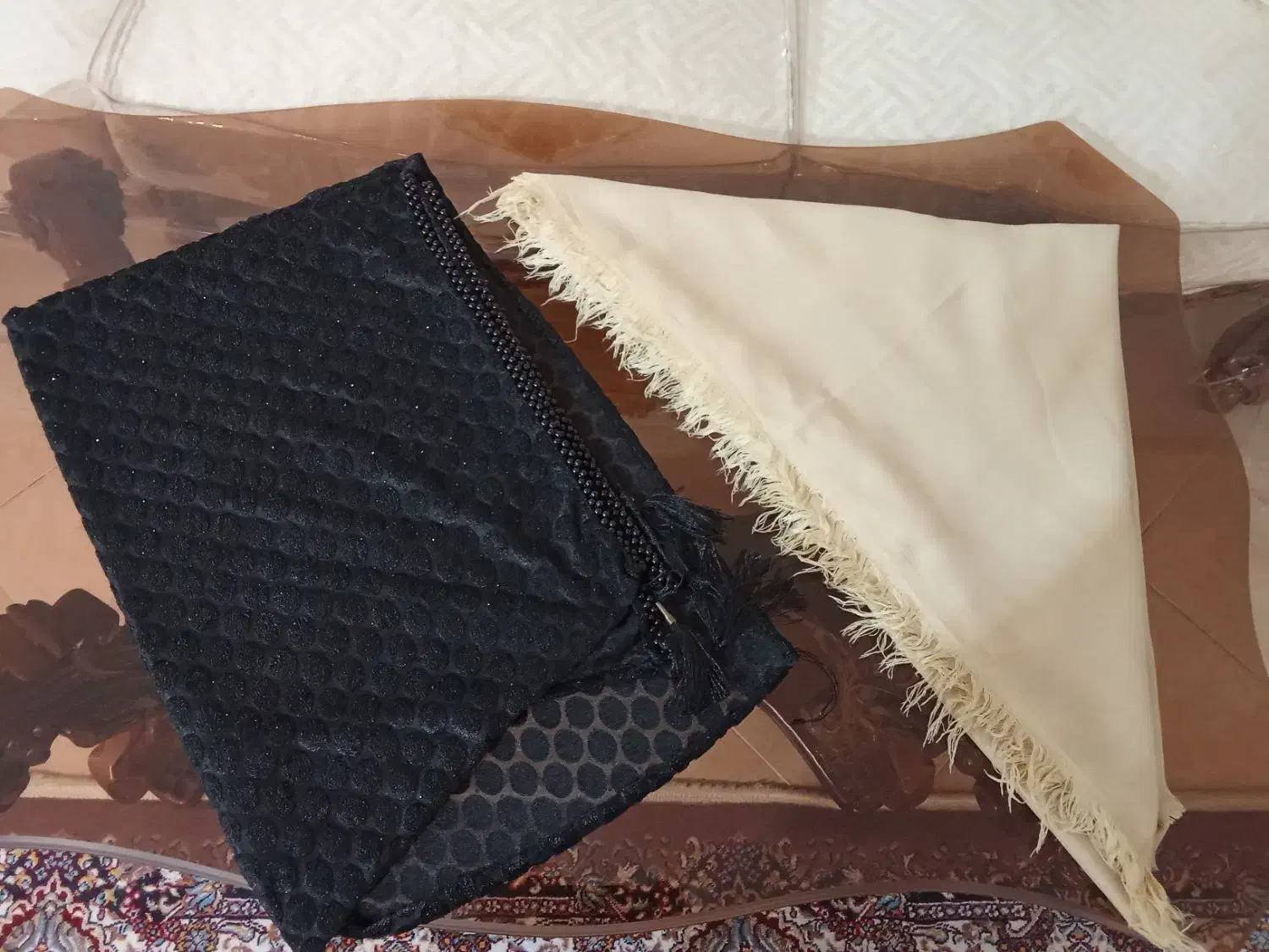 روسری قواره بزرگ وشال مجلسی|لباس|ملارد, |دیوار