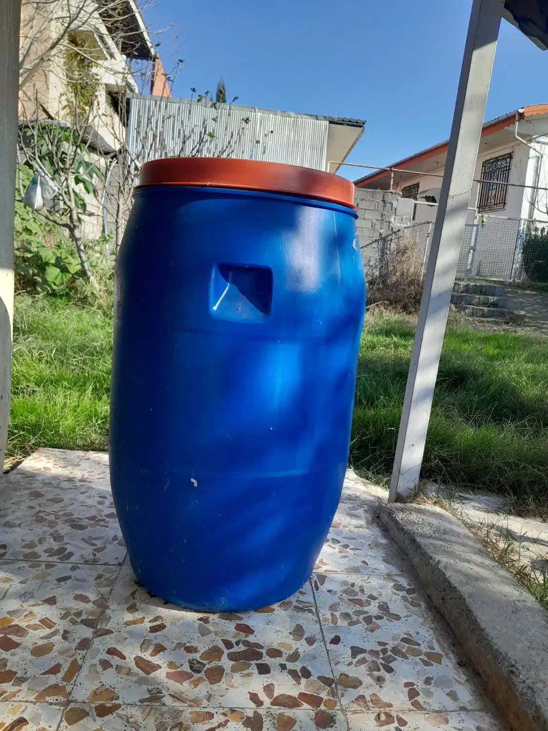 دبه پلاستیکی ۱۶۰ لیتری|ظروف نگهدارنده، پلاستیکی، یک‌بارمصرف|کیاشهر, |دیوار