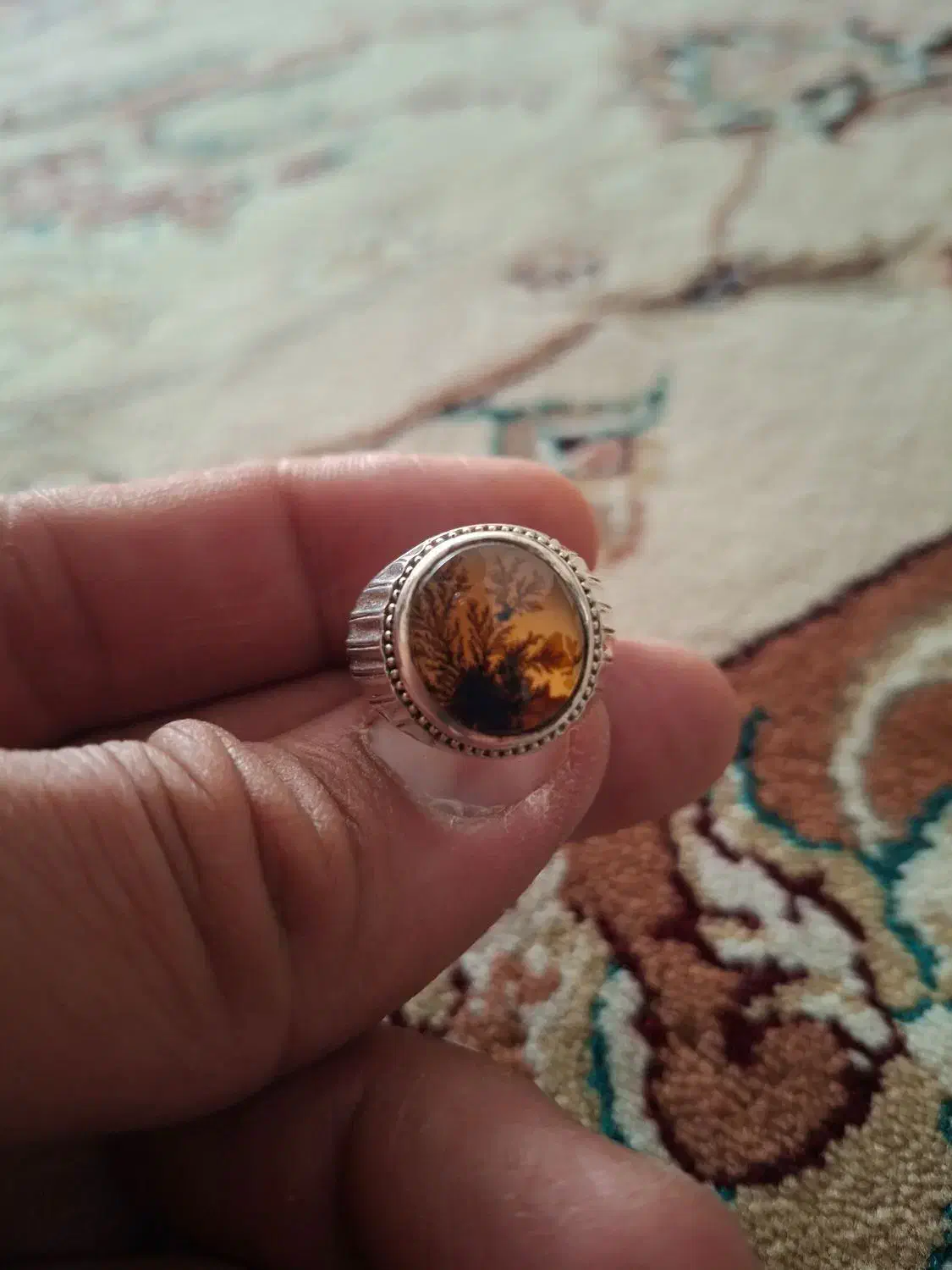 انگشتر شجر رنگی|جواهرات|کرمانشاه, |دیوار