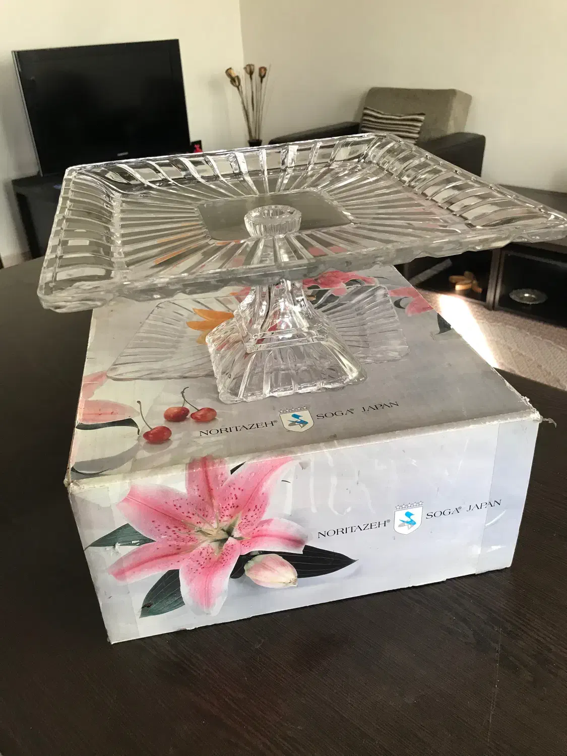 ظرف میوه خوری کریستال سوگا ژاپن اصل|ظروف سرو و پذیرایی|تهران, سردارجنگل|دیوار