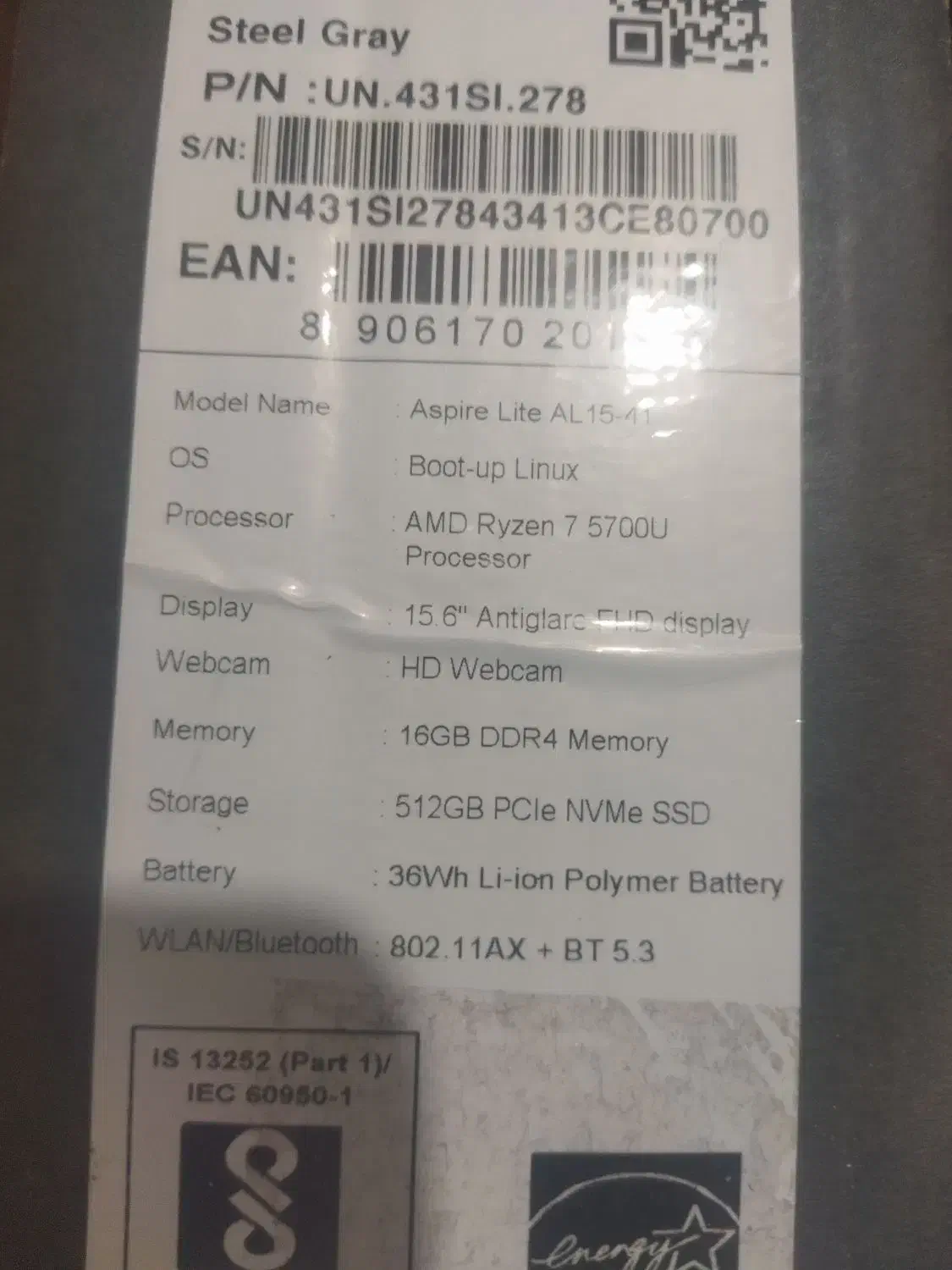 لپ تاپ ایسر نسل 13|رایانه همراه|مشهد, طرق|دیوار