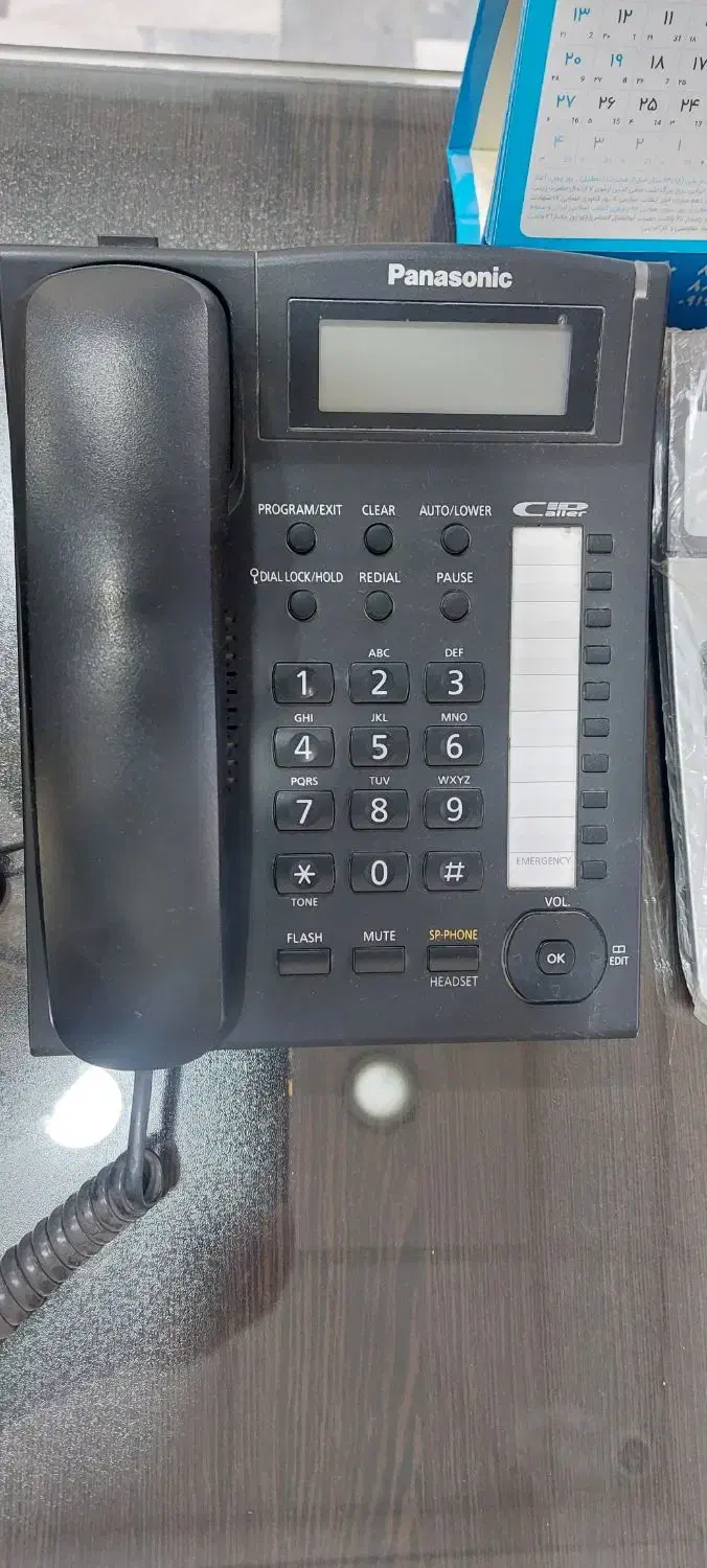 تلفن دوخط و یک خط پاناسونیک خیلی تمیز درحدنو|تلفن رومیزی|تهران, دستغیب|دیوار