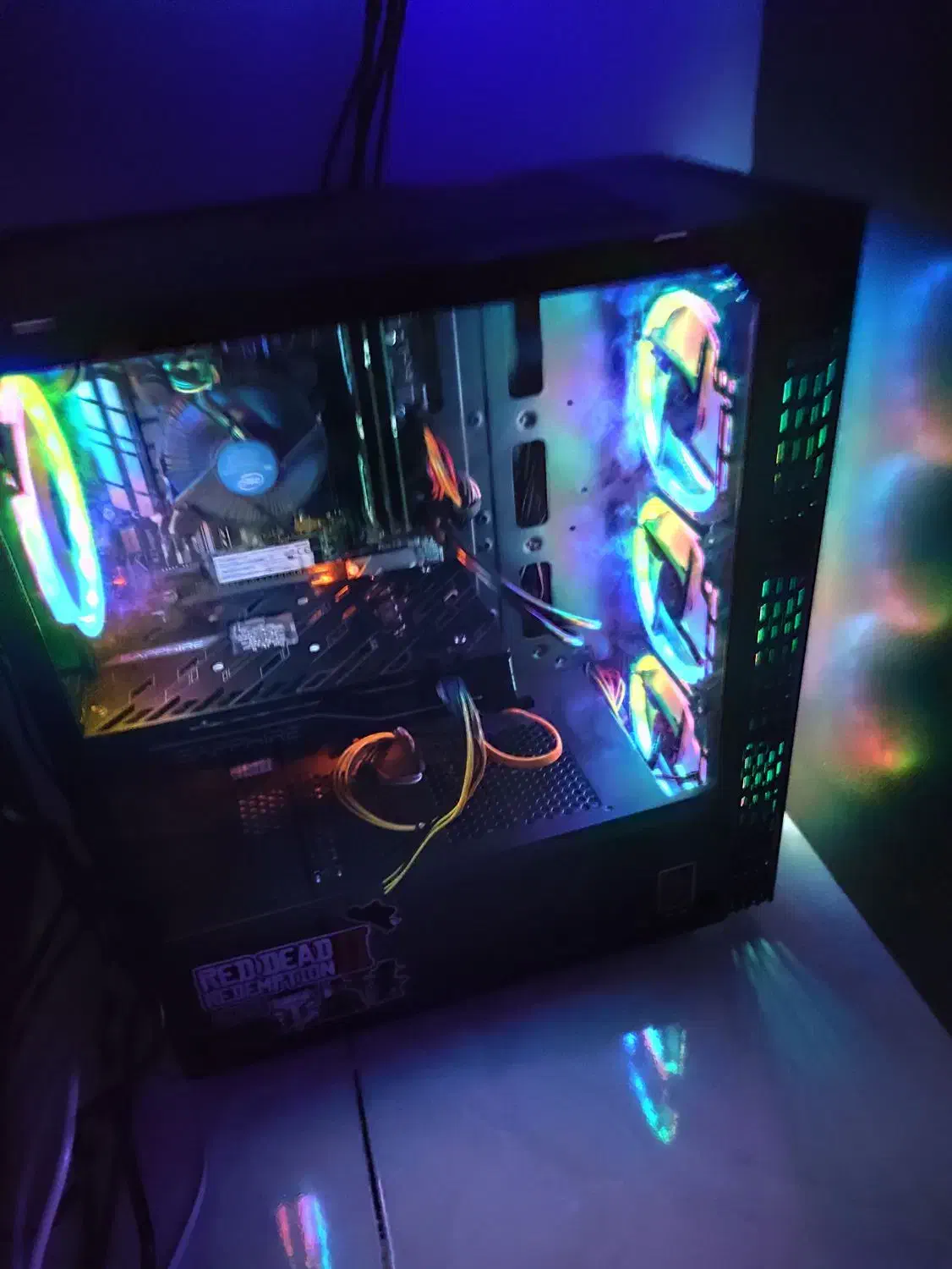 پکیج کامل گیمینگ RGB + کیس خفن + مانیتور سامسونگ|رایانه رومیزی|پاکدشت, پاکدشت (مامازند)|دیوار