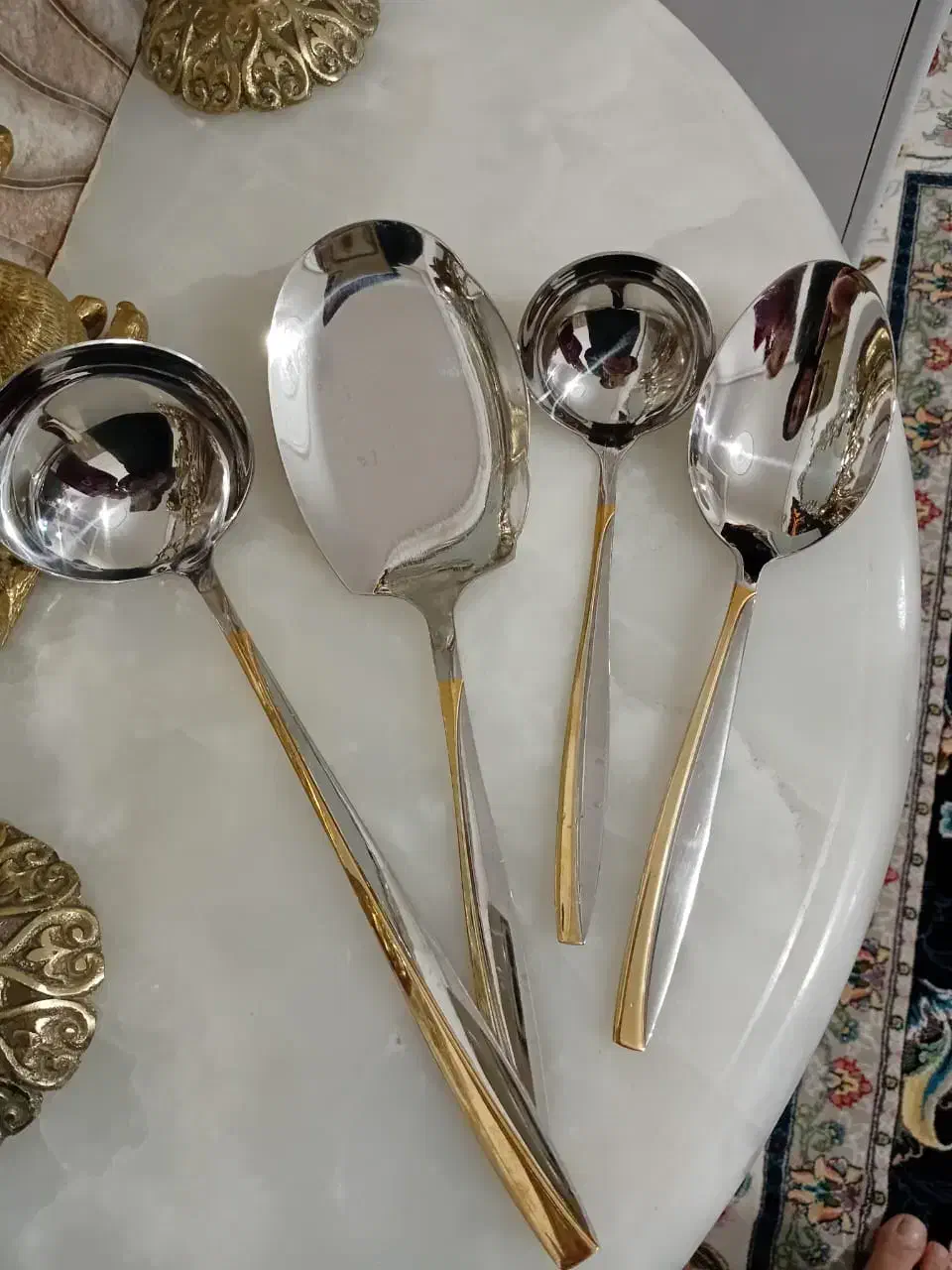 سرویس قاشق چنگال 6 نفره اصل یونیک|ظروف سرو و پذیرایی|خرمآباد, |دیوار