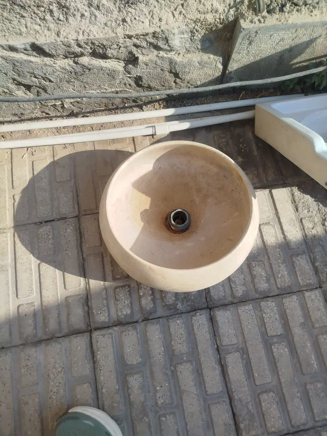 سنگ روشویی گرد|لوازم سرویس بهداشتی|زاهدان, |دیوار