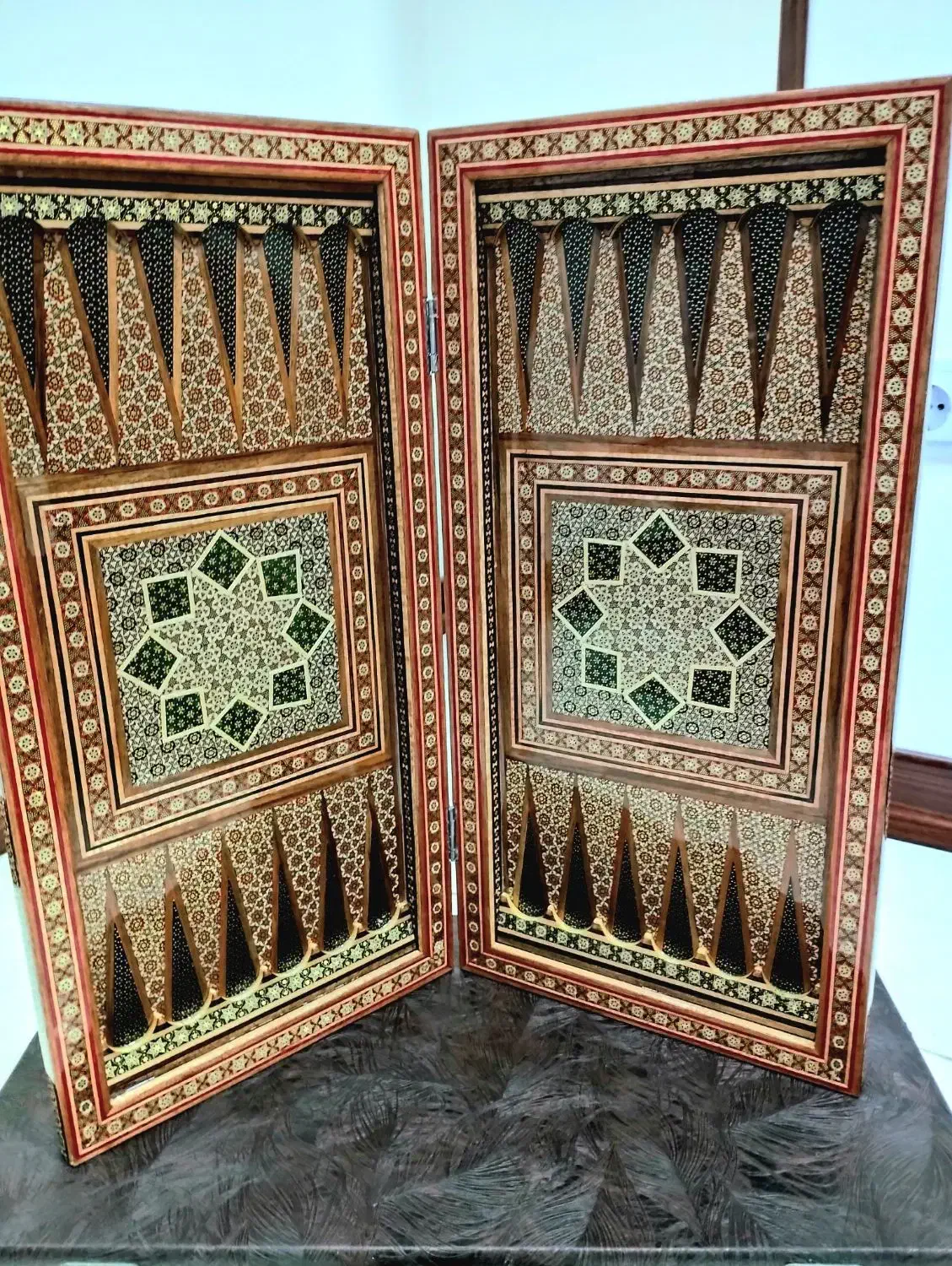 تخته نرد شطرنج خاتم|اسباببازی|شیراز, طلاب|دیوار