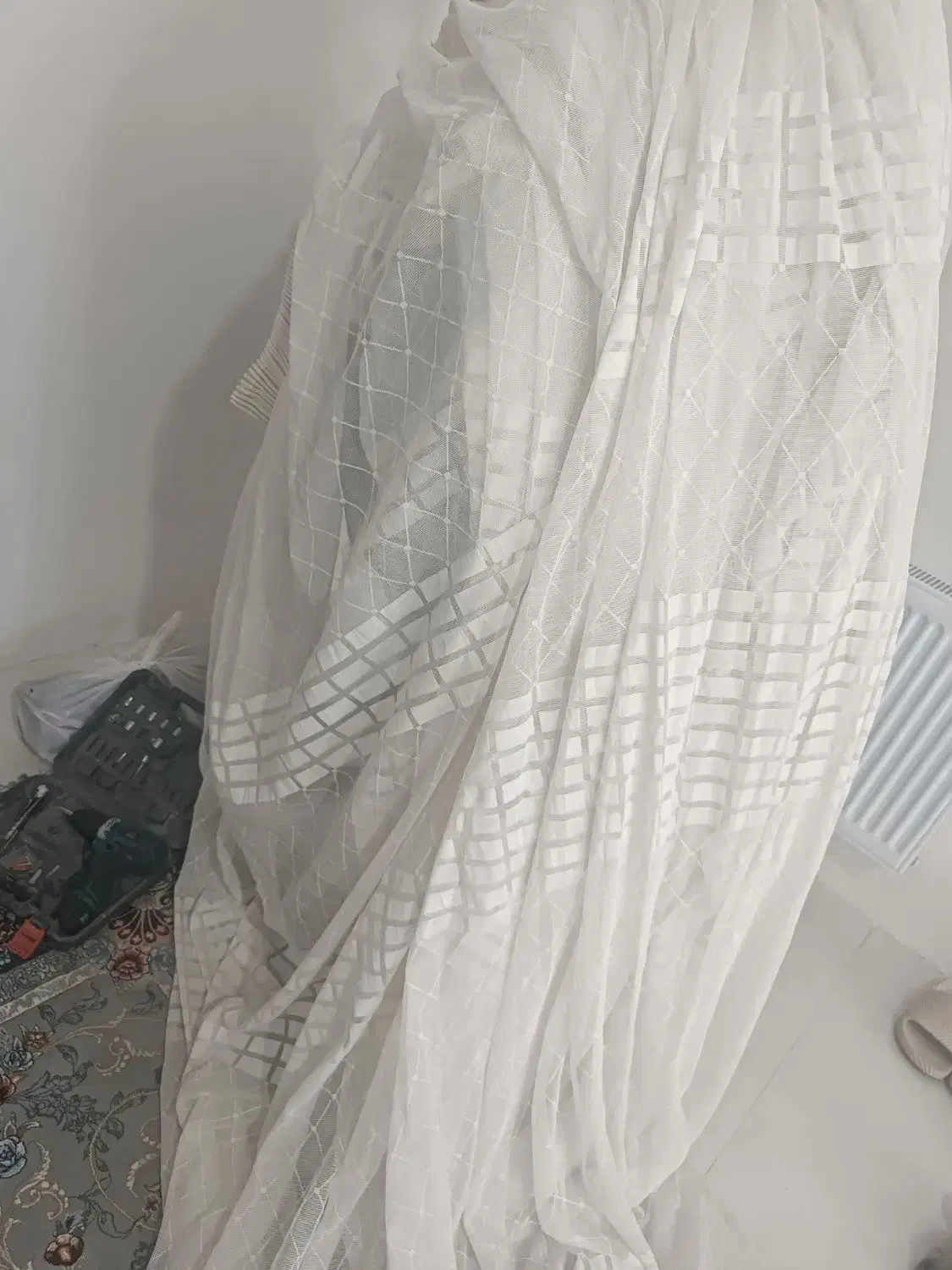 پرده پذیرایی|پرده، رانر، رومیزی|طرقبه, |دیوار