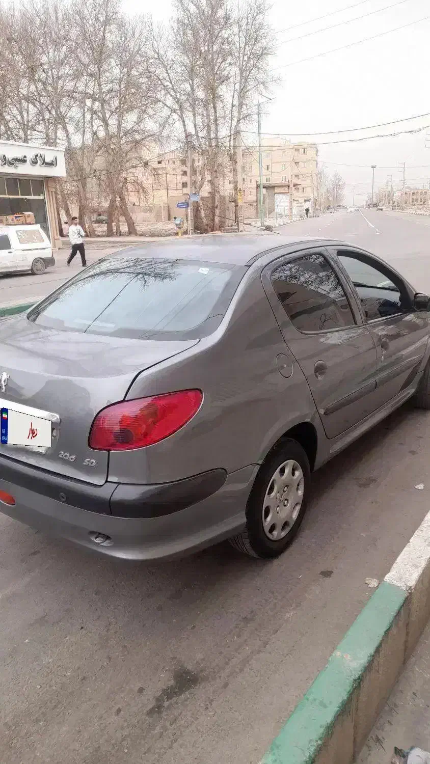 206SD.V8 مدل۹۳ بی رنگ|خودرو سواری و وانت|ورامین, ورامین|دیوار