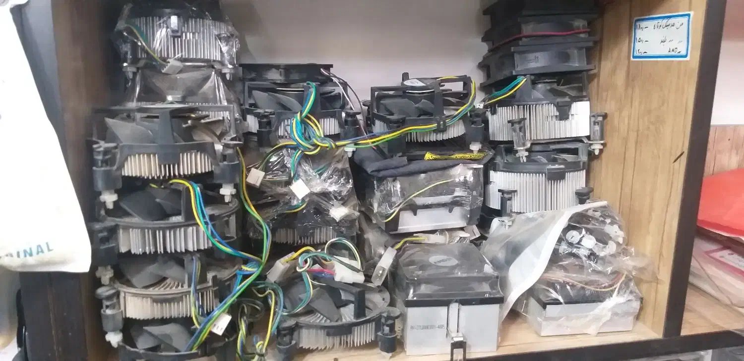 فن سی پی یو cpu، فن خنک کننده، فن کامپیوتر|قطعات و لوازم جانبی رایانه|قم, قلعه کامکار|دیوار