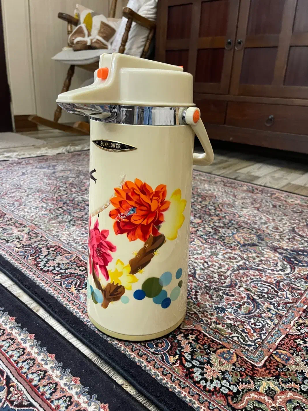 فلاسک چای قدیمی|قوری، کتری، قهوه‌ساز دستی|تهران, شهران جنوبی|دیوار