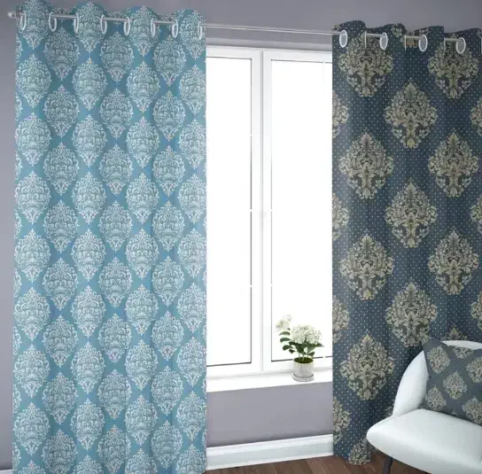 ۲ جفت پرده هازان مدل شب و روز کاملا نو|پرده، رانر، رومیزی|قدس, شهرقدس|دیوار