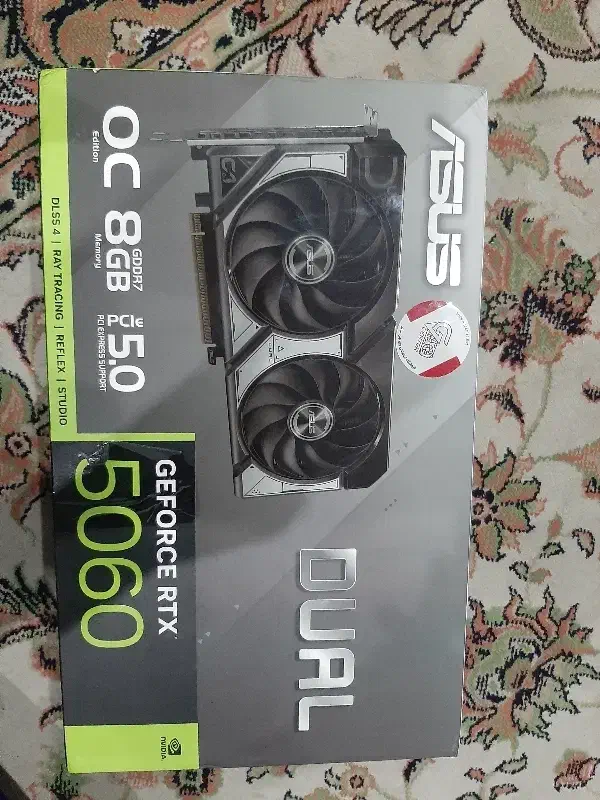 کارت گرافیک آکبند و نو rtx 5060 8gb dual asus gpu|قطعات و لوازم جانبی رایانه|تهران, هاشمی|دیوار