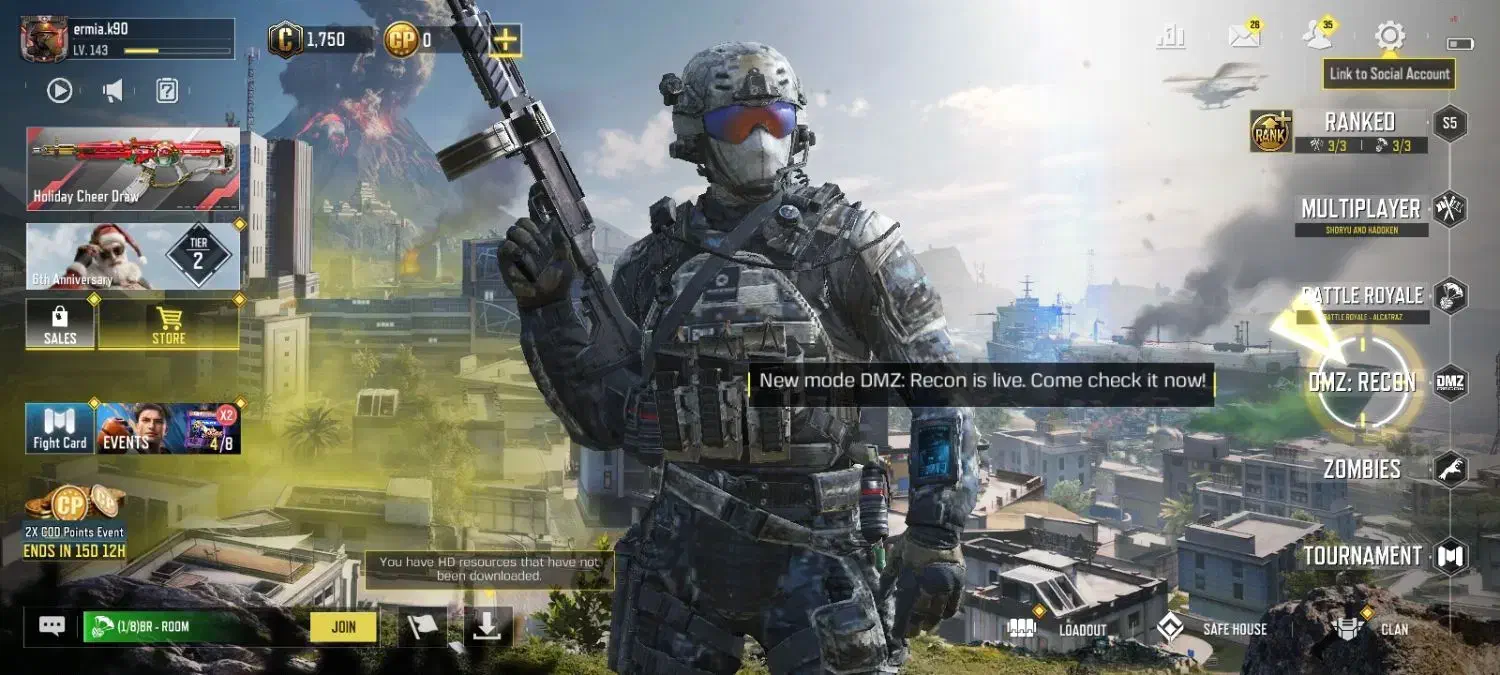 اکانت کالاف دیوتی.لول ۱۴۳|کنسول، بازی ویدئویی و آنلاین|قائم‌شهر, |دیوار