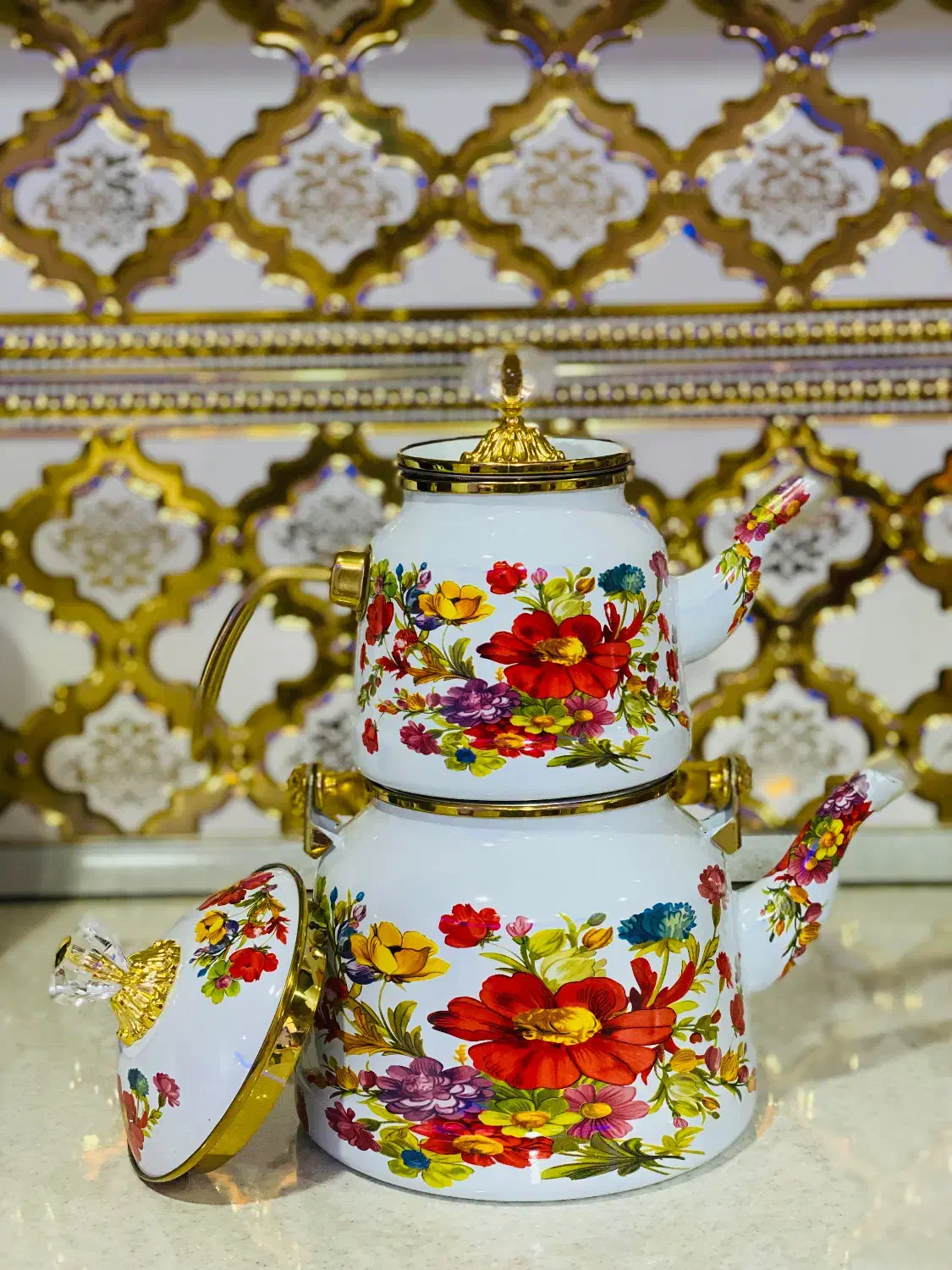 گل گلی|قوری، کتری، قهوه‌ساز دستی|شیراز, شهرک ولیعصر|دیوار