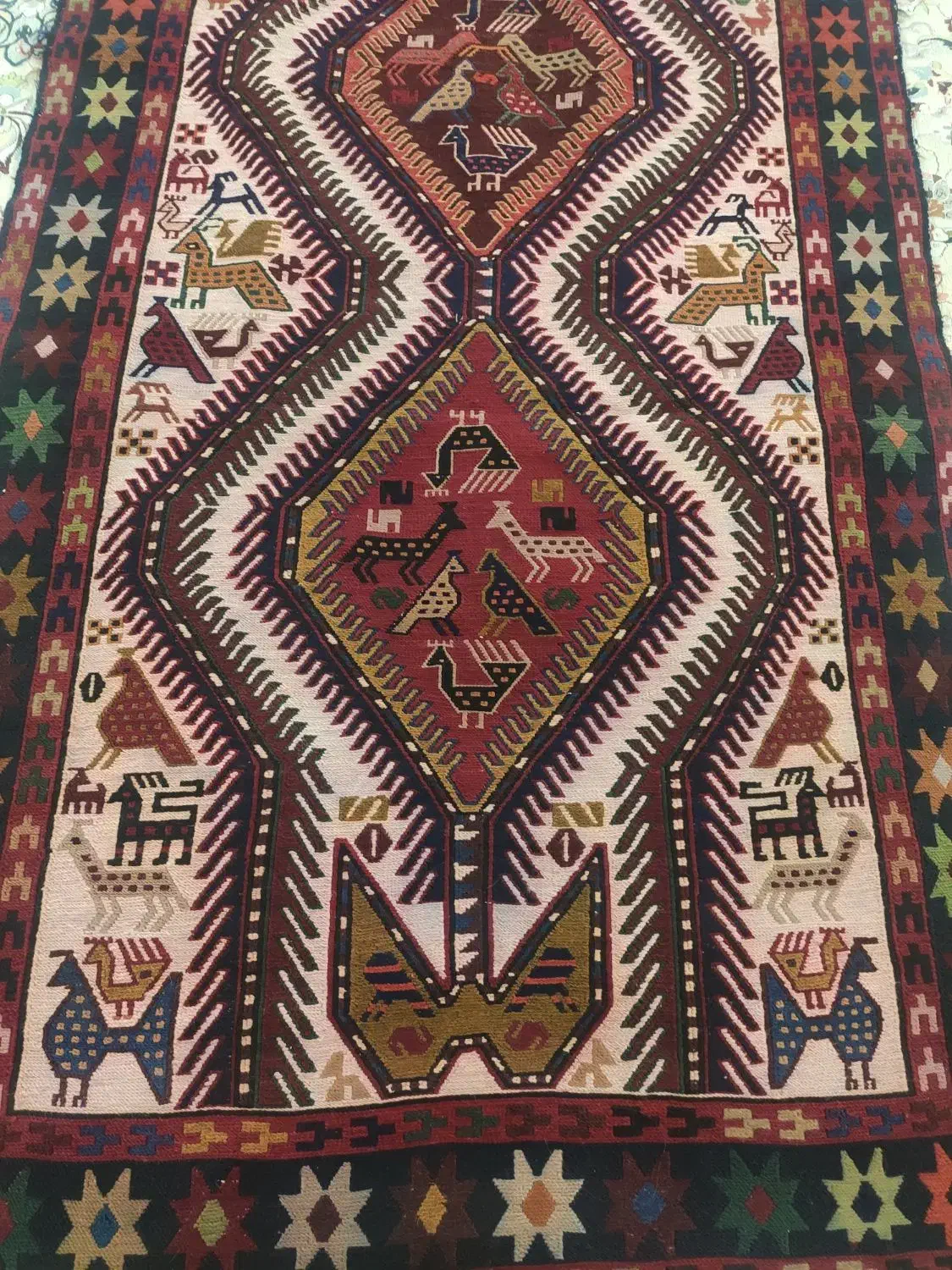 ورنی|گلیم، جاجیم، گبه|تبریز, |دیوار