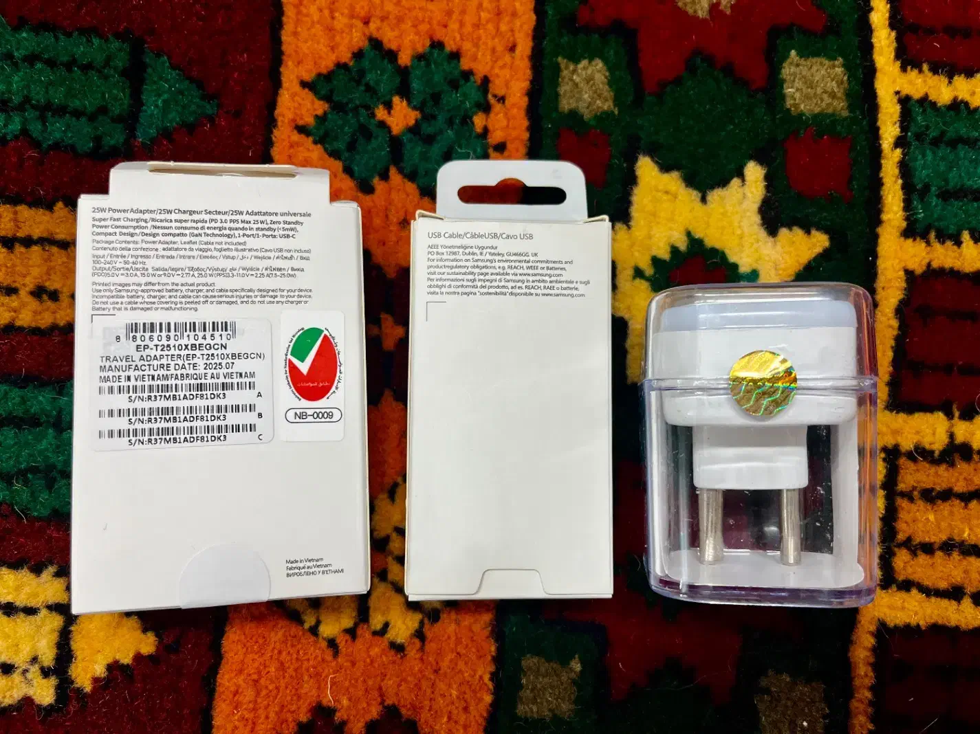 شارژر ۲۵ وات سامسونگ اصلی|لوازم جانبی موبایل و تبلت|تهران, هفت حوض|دیوار