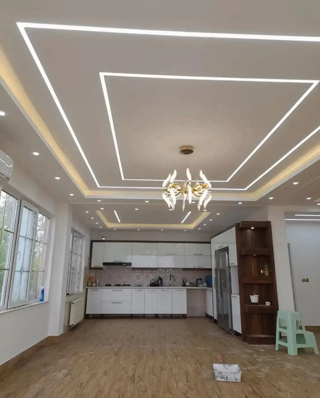 اجرای کناف،نورمخفی،جا تی وی،سقف کاذب،لاین نوری|خدمات پیشه و مهارت|تبریز, |دیوار