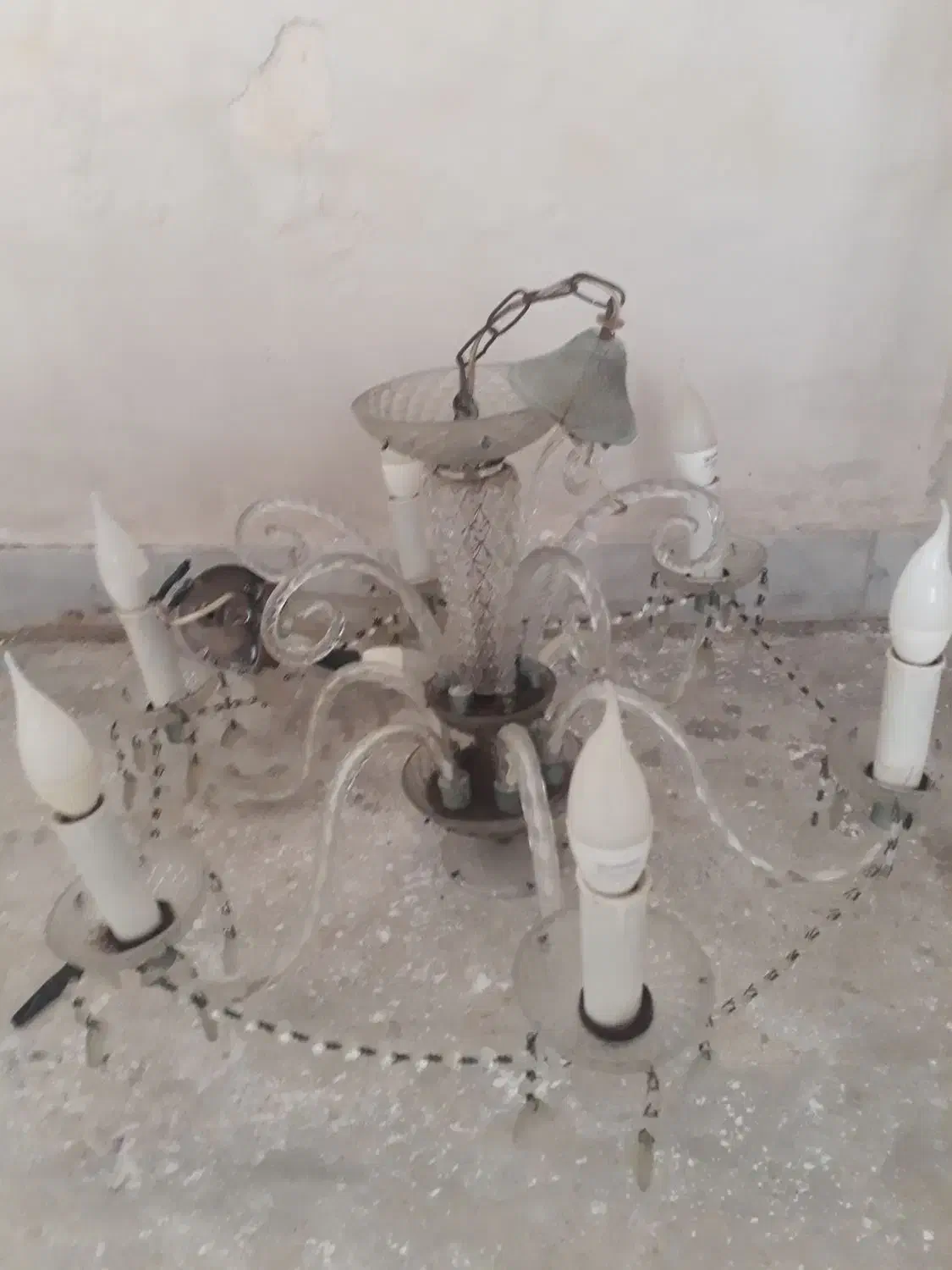 فروش به دلیل  جابجایی|لوستر و چراغ آویز|رشت, رودبارتان|دیوار