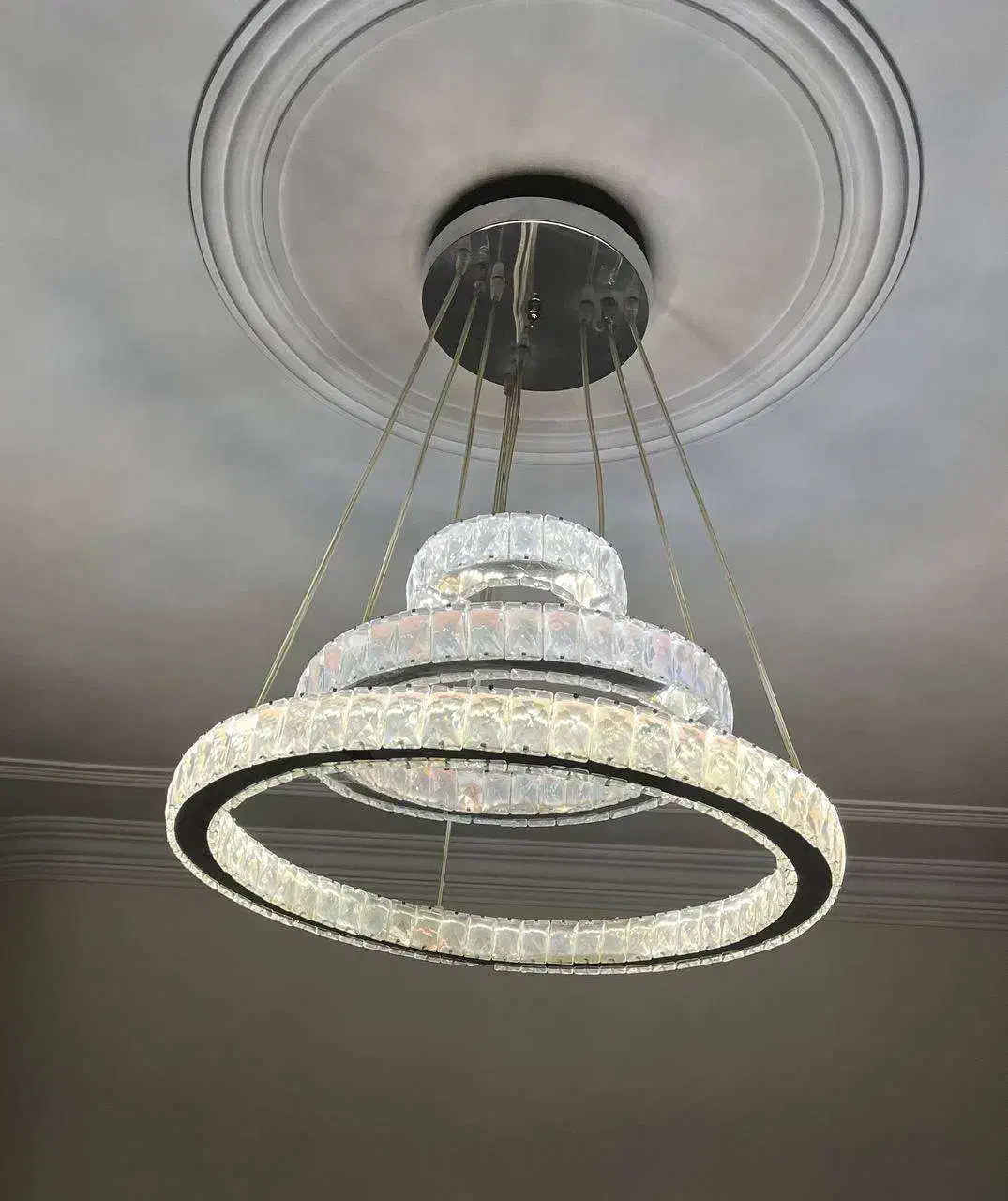 لوستر کریستالی چند حالته|لوستر و چراغ آویز|احمدآبادمستوفی, |دیوار