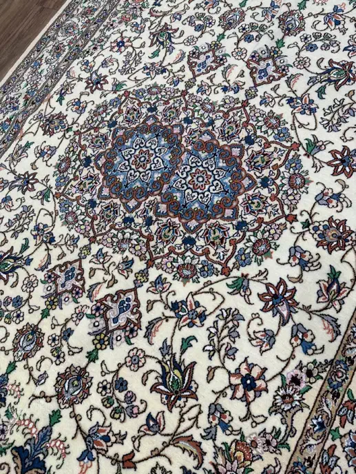 جفت قالیچه ۴ متری نائین|فرش|اصفهان, نقش جهان|دیوار