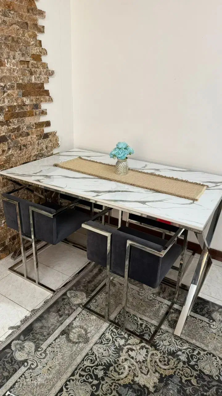 میز ناهار خوری ۴نفره|میز و صندلی غذاخوری|اندیشه, اندیشه فاز ۵|دیوار